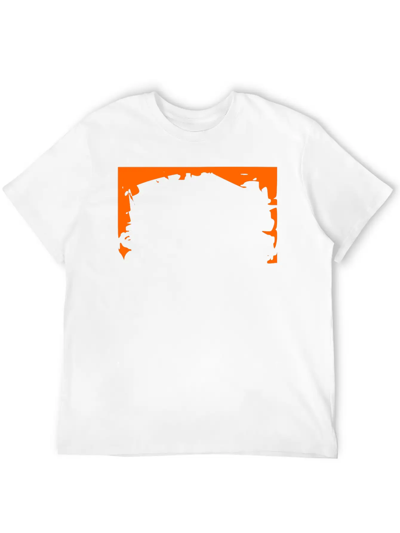 Crash Frame Orange Stylish Everyday T-Shirt – Unisex Basic Cotton Tee