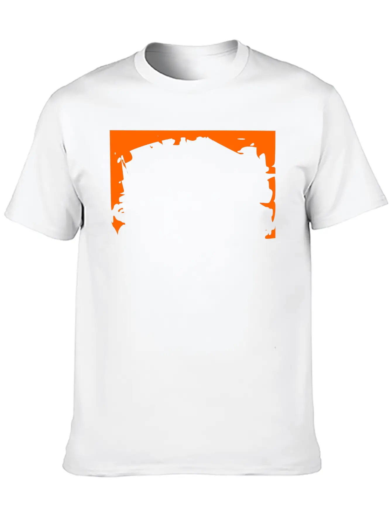 Crash Frame Orange Stylish Everyday T-Shirt – Unisex Basic Cotton Tee