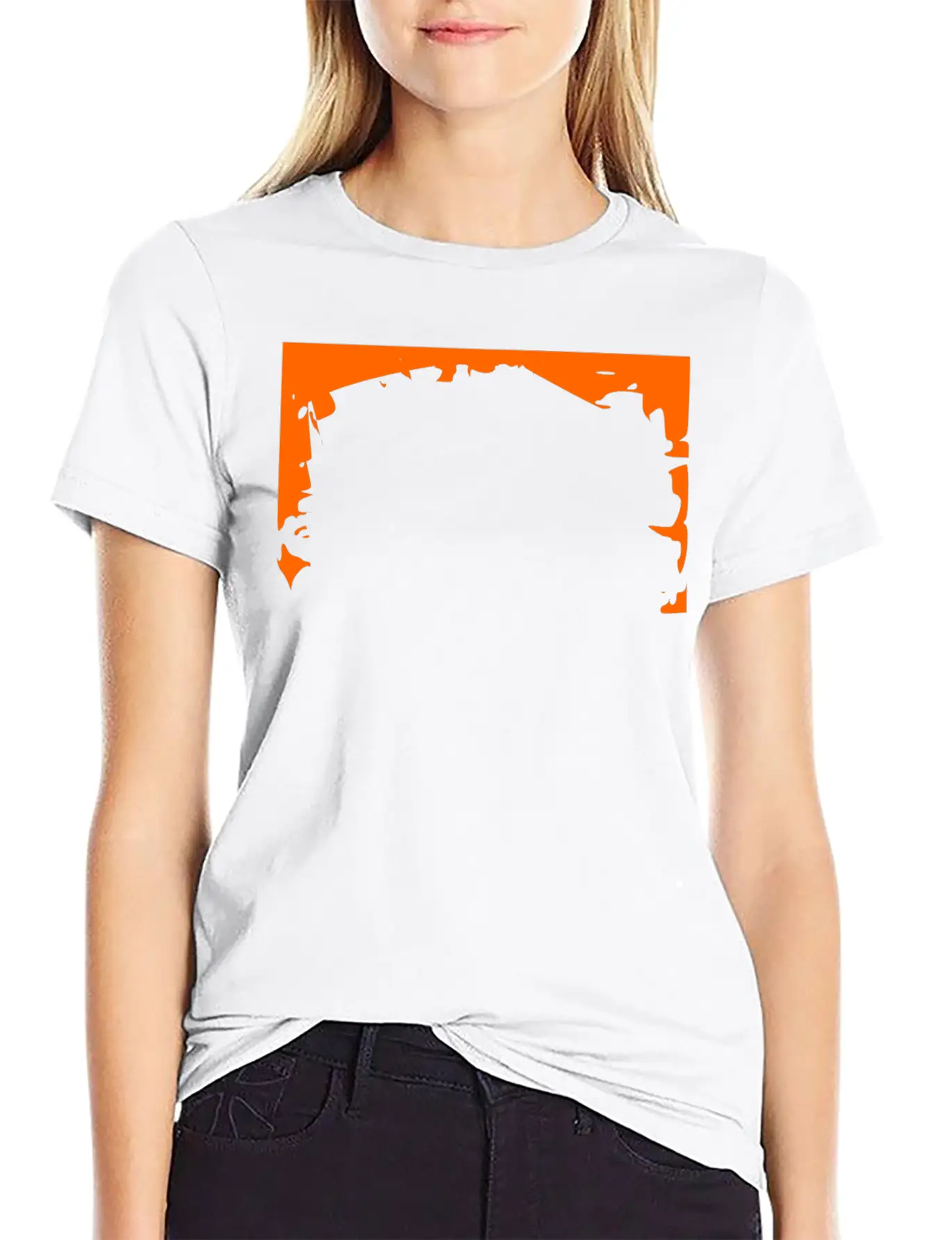 Crash Frame Orange Stylish Everyday T-Shirt – Unisex Basic Cotton Tee