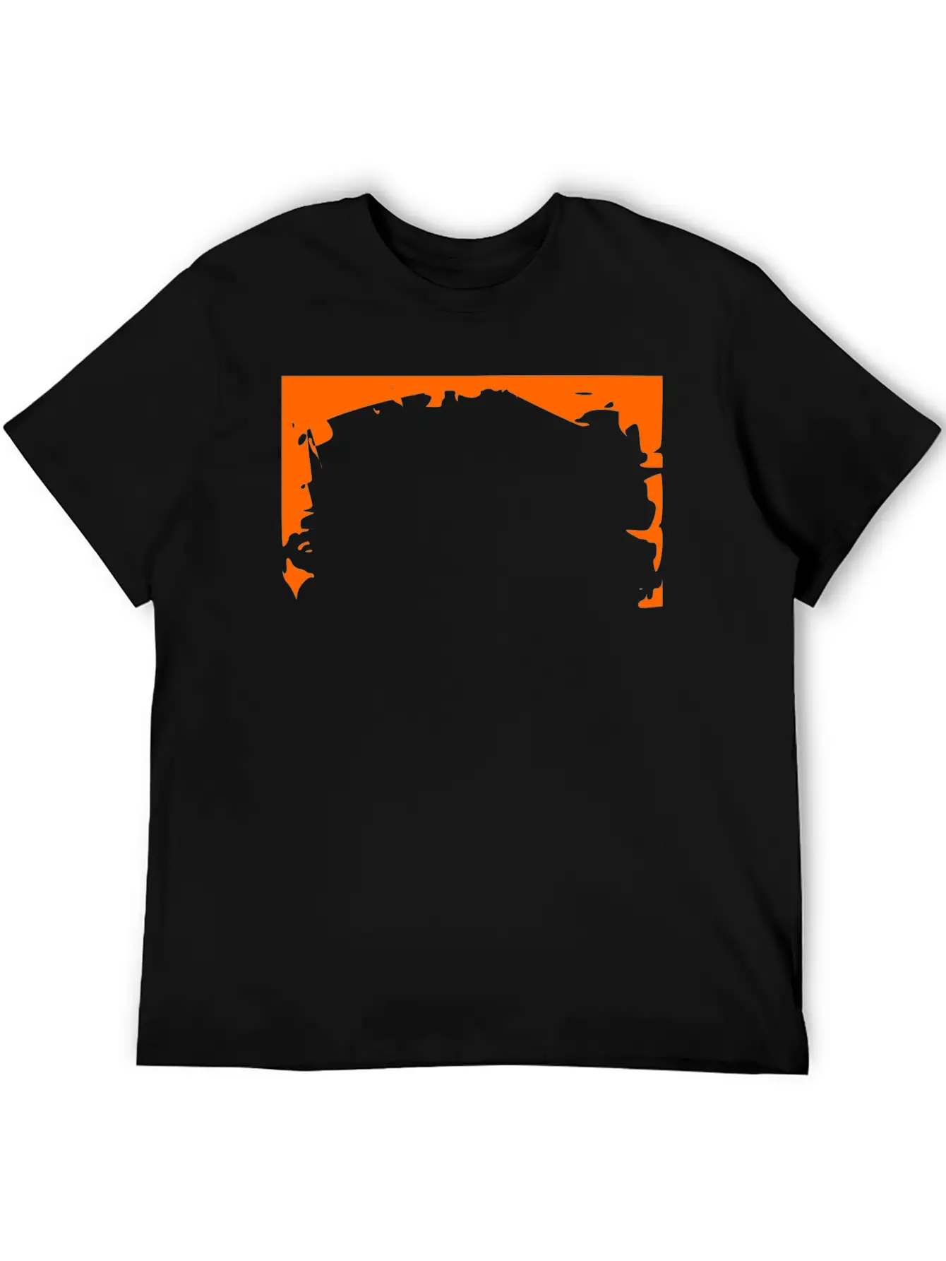 Crash Frame Orange Stylish Everyday T-Shirt – Unisex Basic Cotton Tee