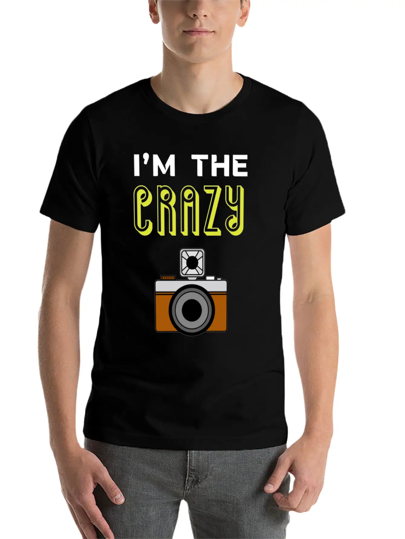 Crazy Camera Lazy Timeless Short Sleeve Tee – Comfy And Minimalist Design