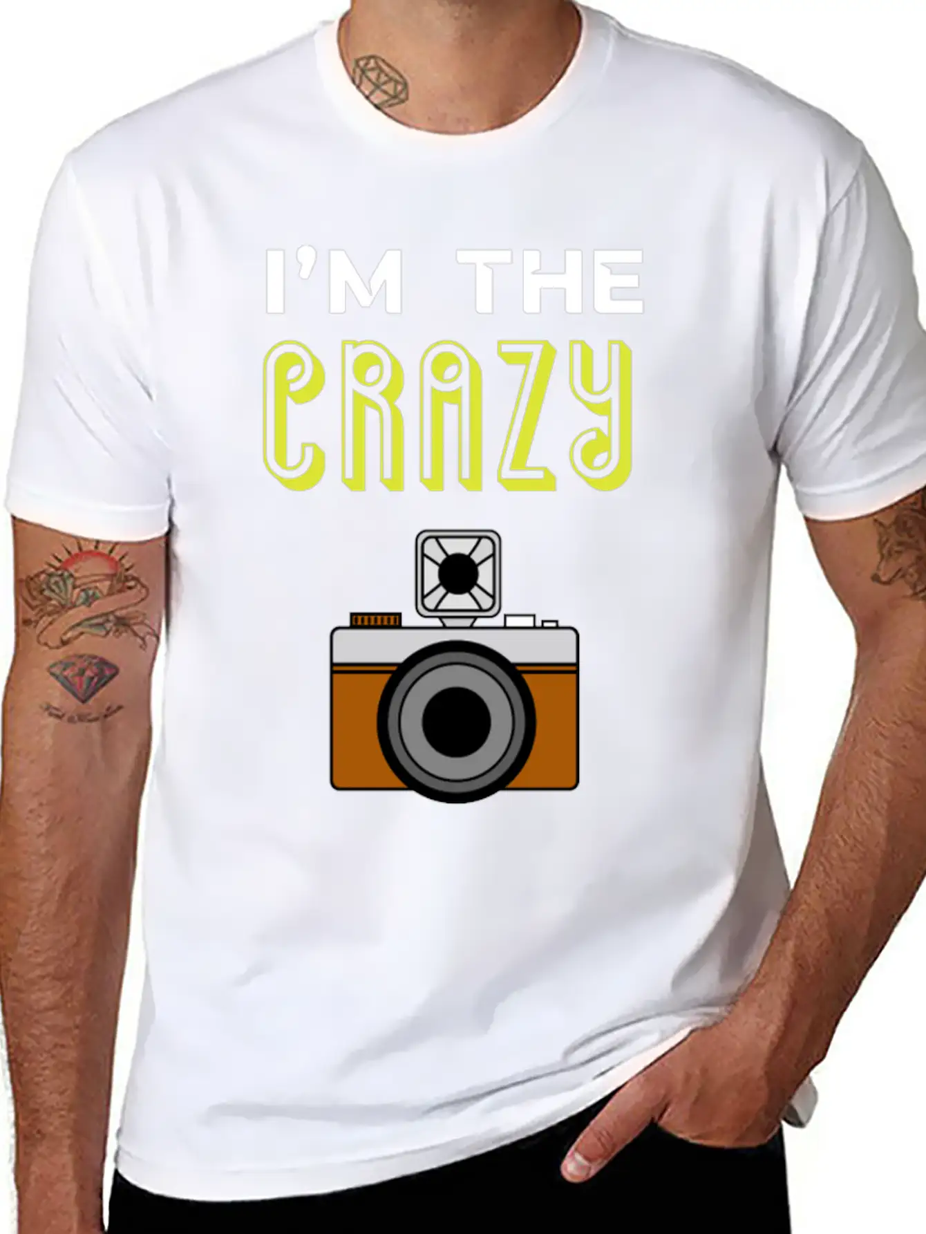 Crazy Camera Lazy Timeless Short Sleeve Tee – Comfy And Minimalist Design