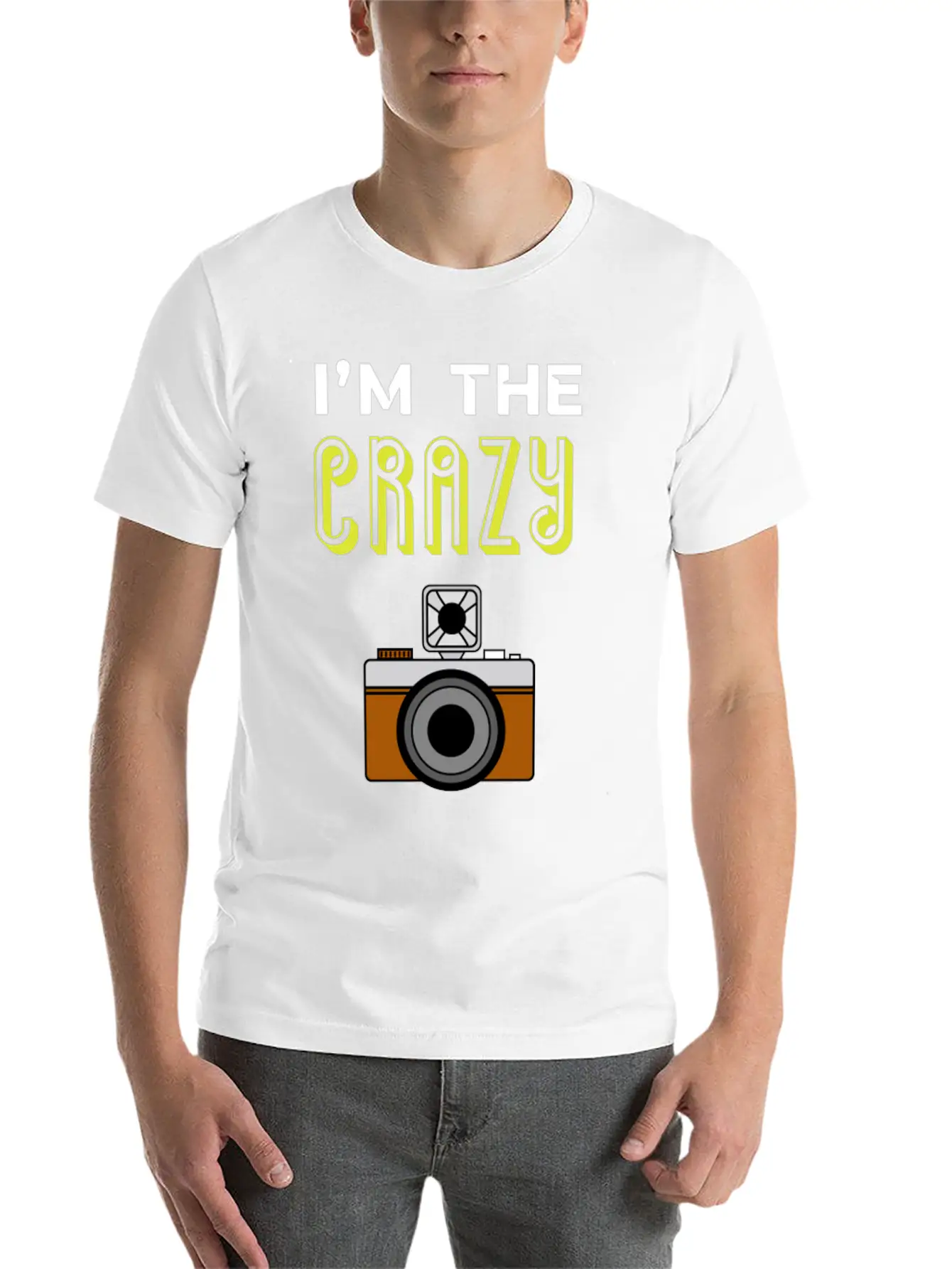 Crazy Camera Lazy Timeless Short Sleeve Tee – Comfy And Minimalist Design
