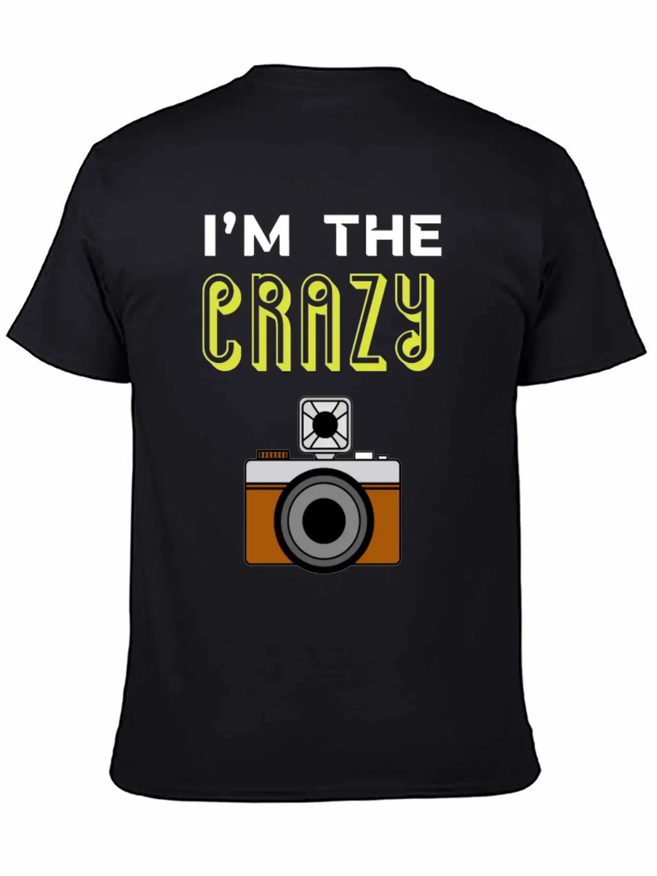 Crazy Camera Lazy Timeless Short Sleeve Tee – Comfy And Minimalist Design