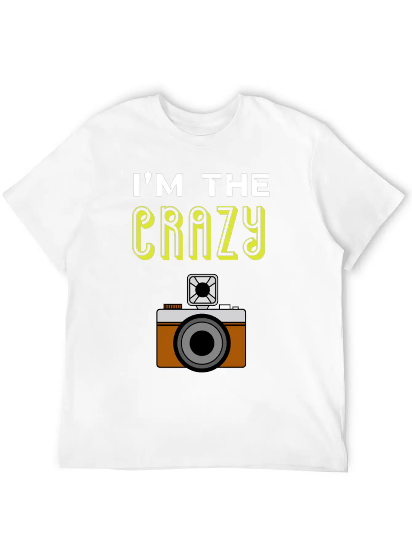 Crazy Camera Lazy Timeless Short Sleeve Tee – Comfy And Minimalist Design