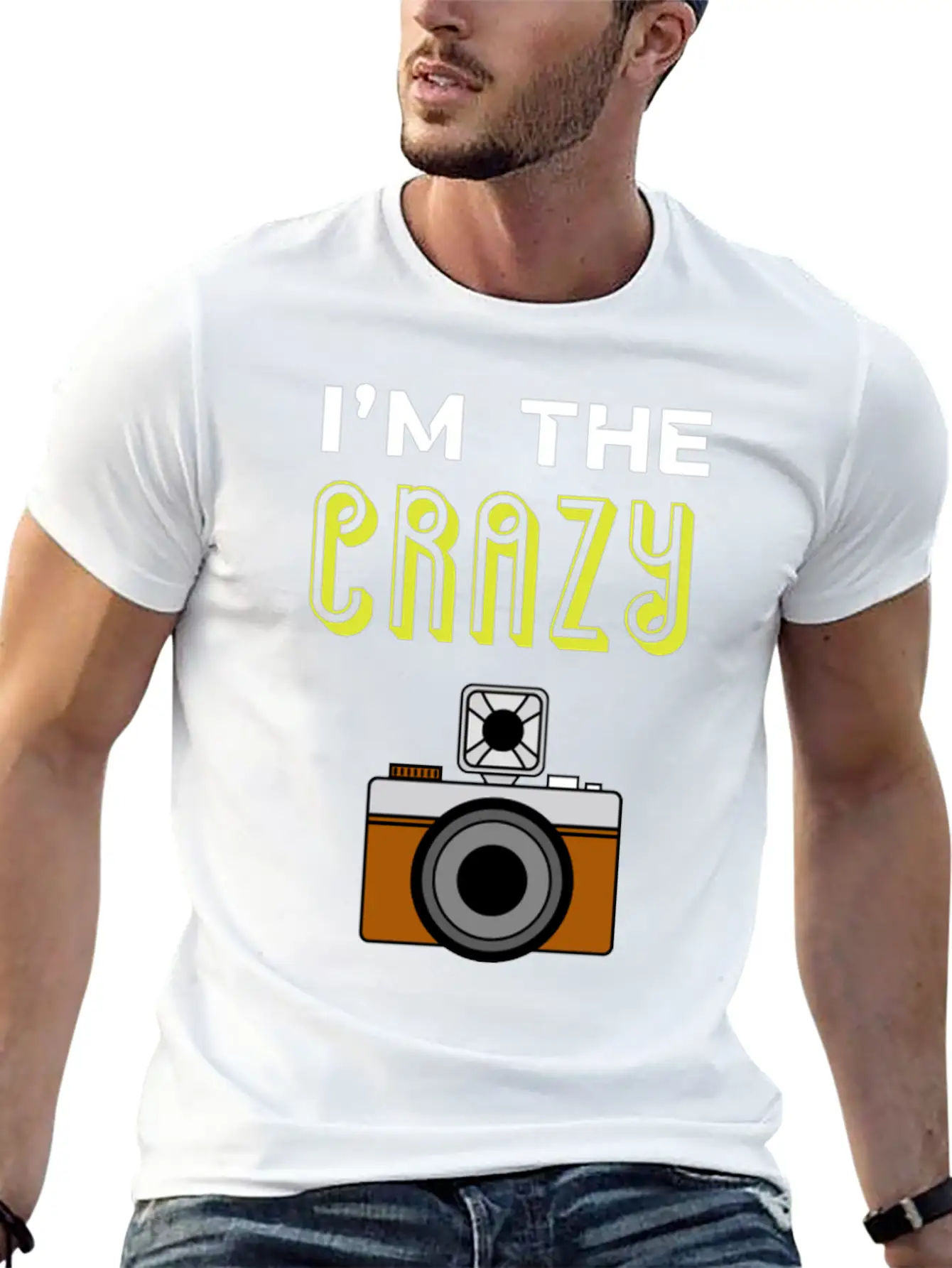 Crazy Camera Lazy Timeless Short Sleeve Tee – Comfy And Minimalist Design