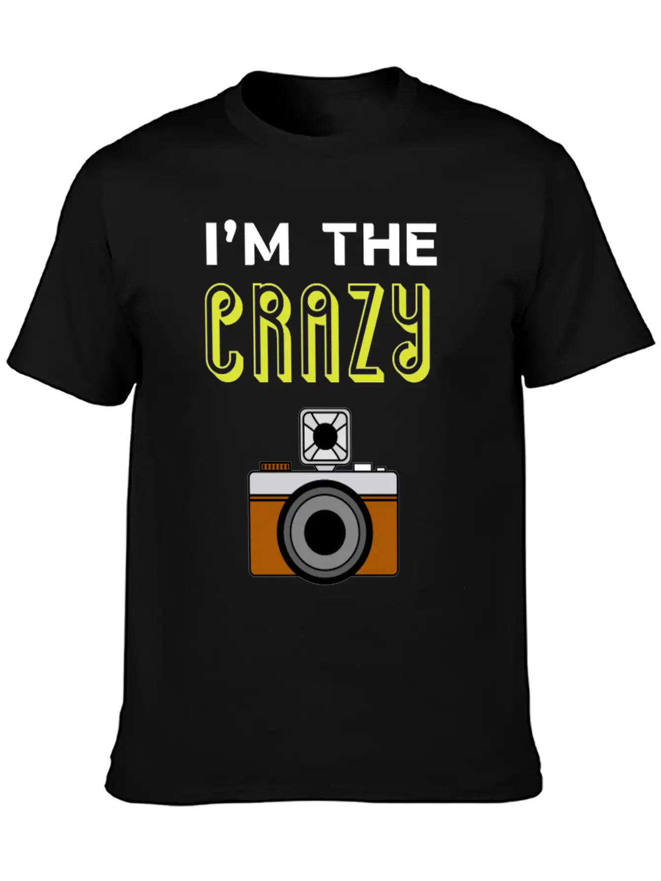 Crazy Camera Lazy Timeless Short Sleeve Tee – Comfy And Minimalist Design