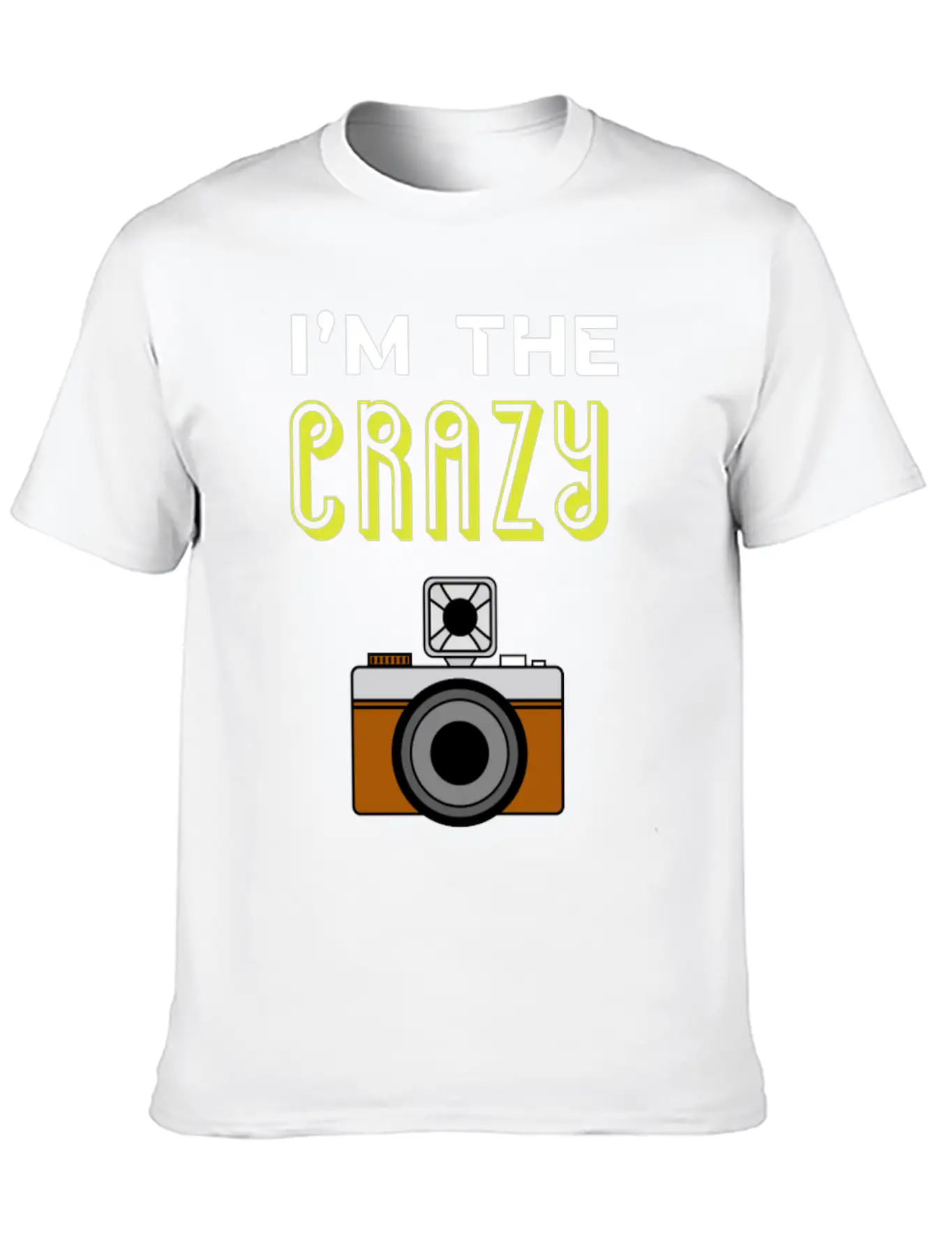 Crazy Camera Lazy Timeless Short Sleeve Tee – Comfy And Minimalist Design