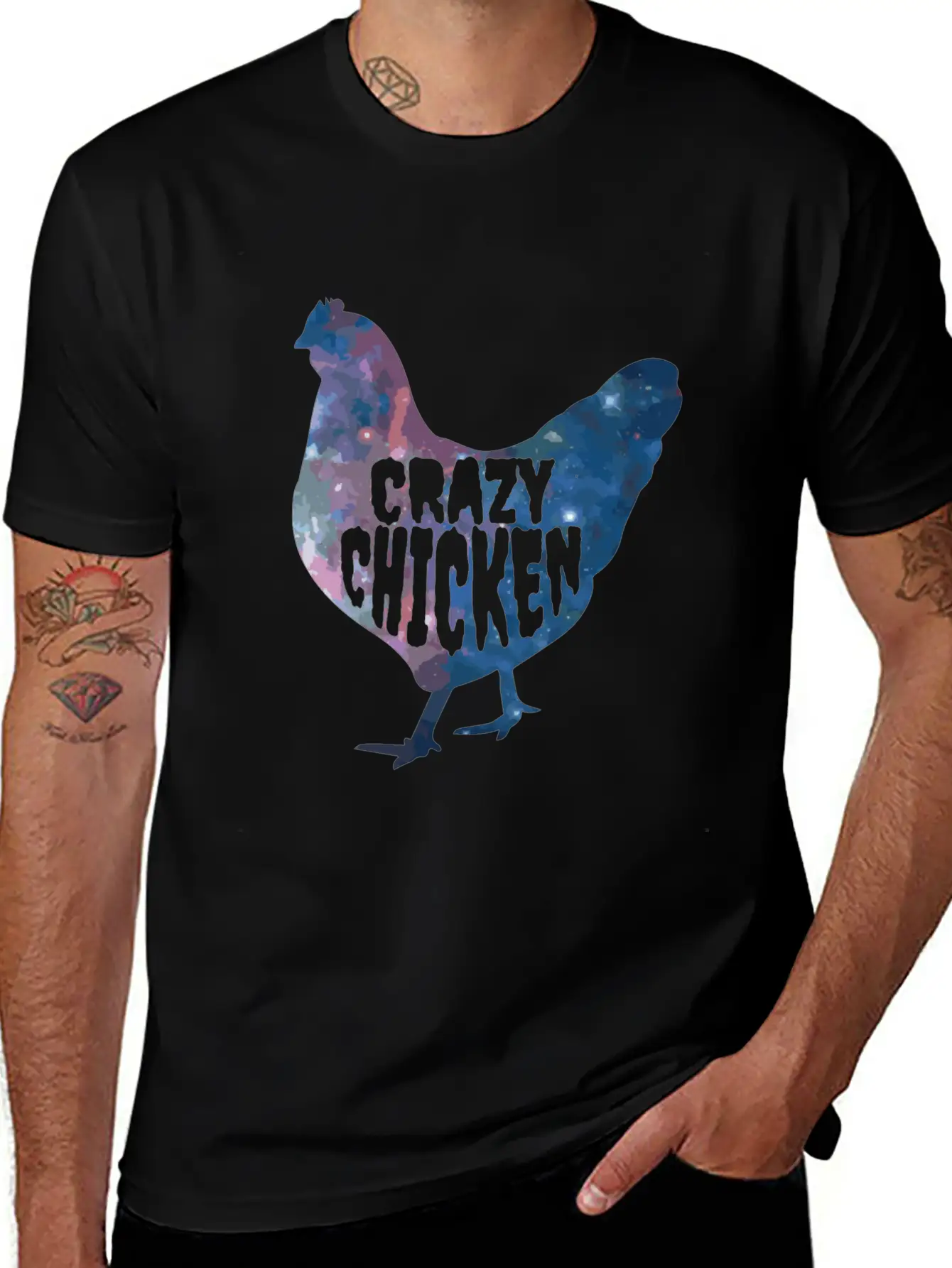 CRAZY CHICKEN Essential Unisex Summer Tee – Soft Cotton Casual Fit