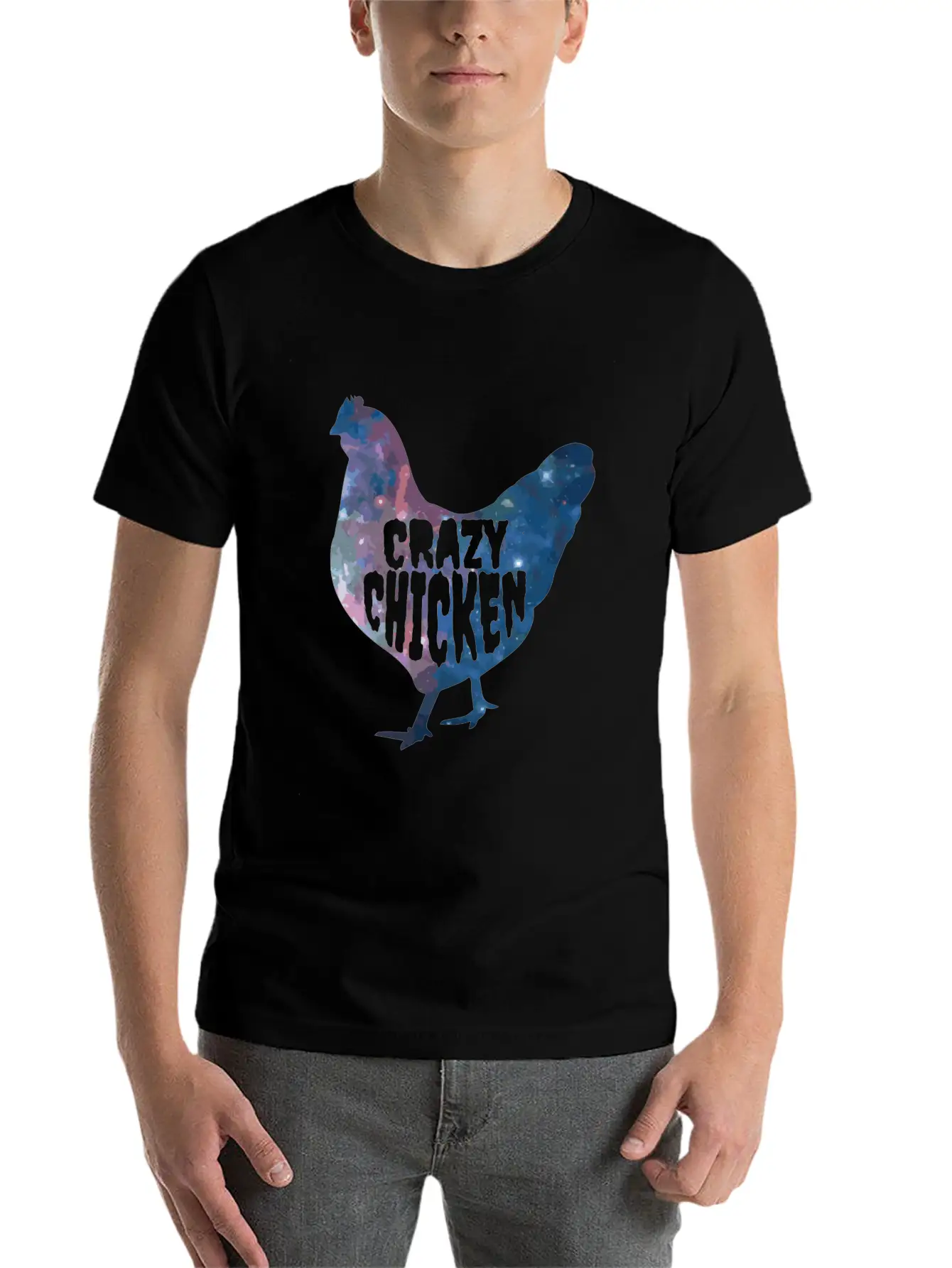 CRAZY CHICKEN Essential Unisex Summer Tee – Soft Cotton Casual Fit