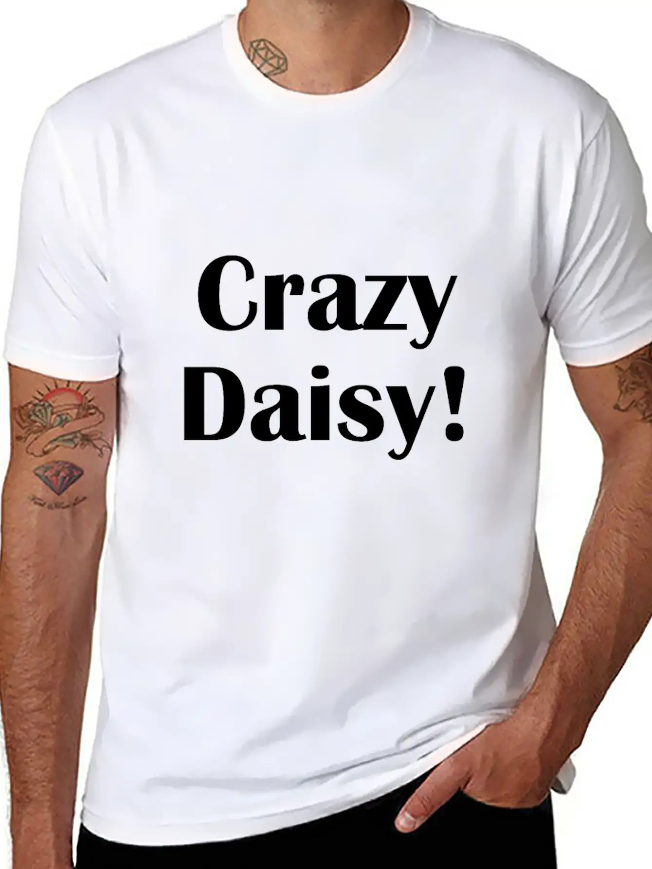 Crazy Daisy Unisex Casual T-Shirt – Clean Design For Daily Comfort