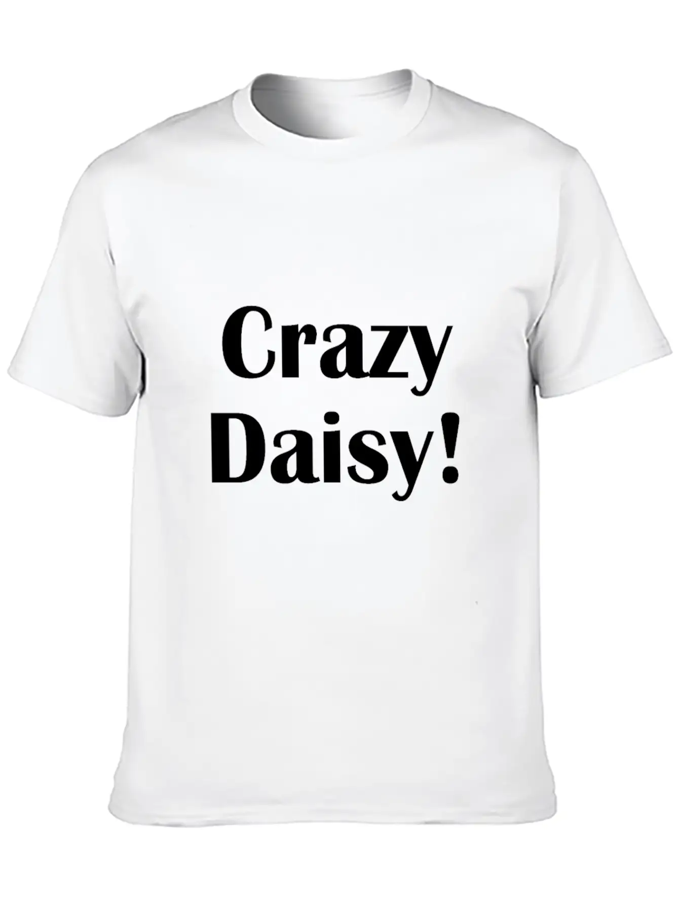 Crazy Daisy Unisex Casual T-Shirt – Clean Design For Daily Comfort