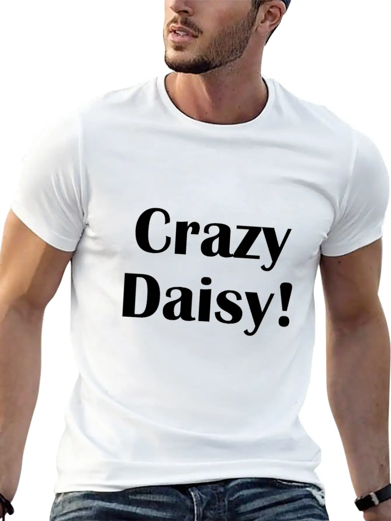 Crazy Daisy Unisex Casual T-Shirt – Clean Design For Daily Comfort