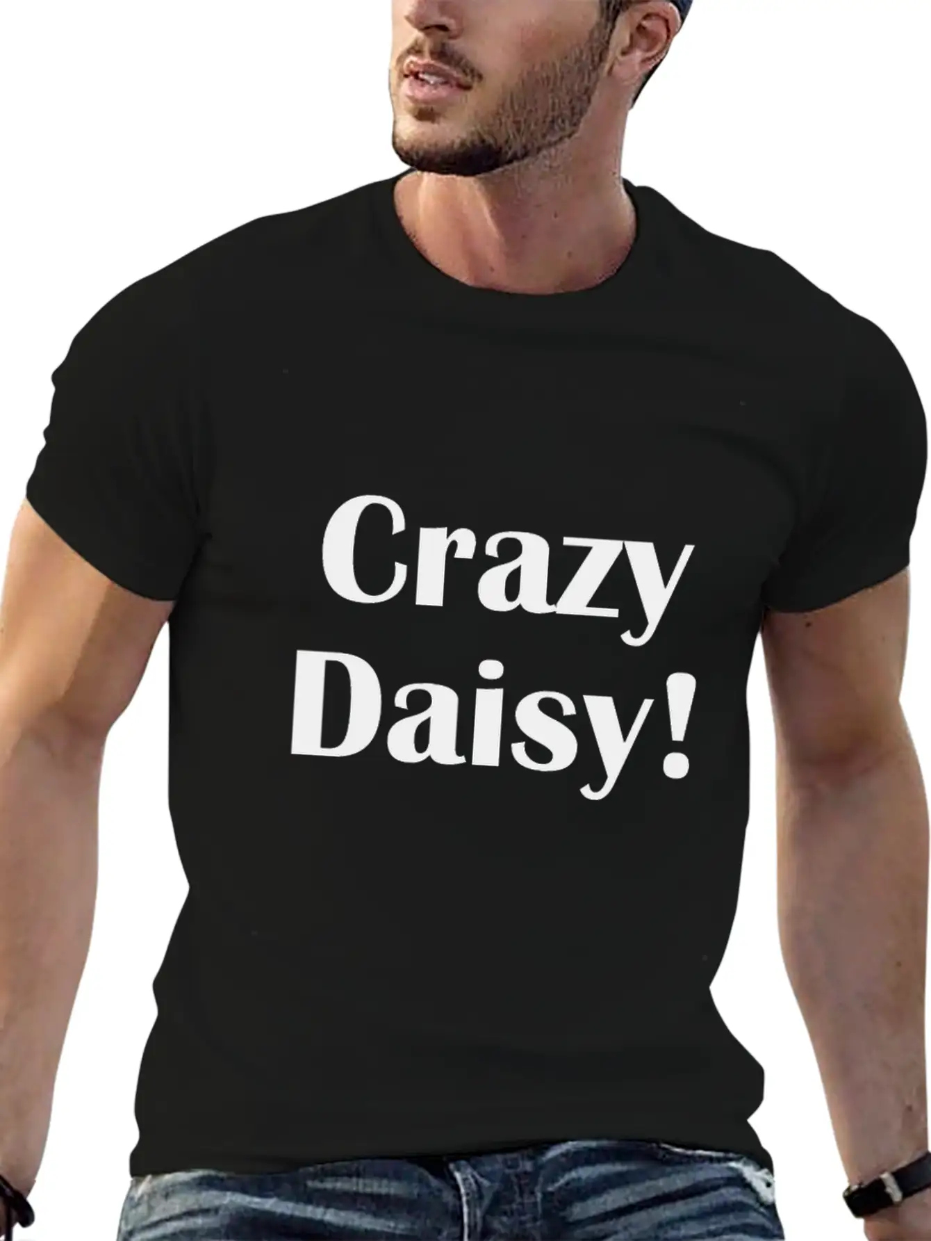 Crazy Daisy Unisex Casual T-Shirt – Clean Design For Daily Comfort