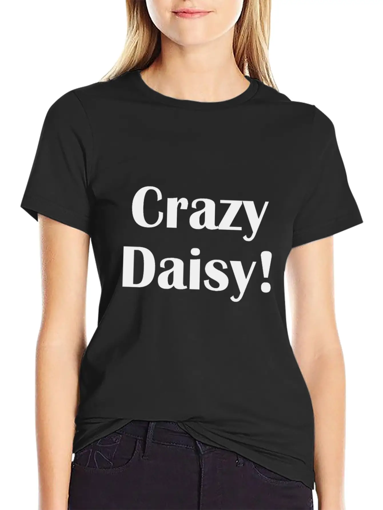 Crazy Daisy Unisex Casual T-Shirt – Clean Design For Daily Comfort