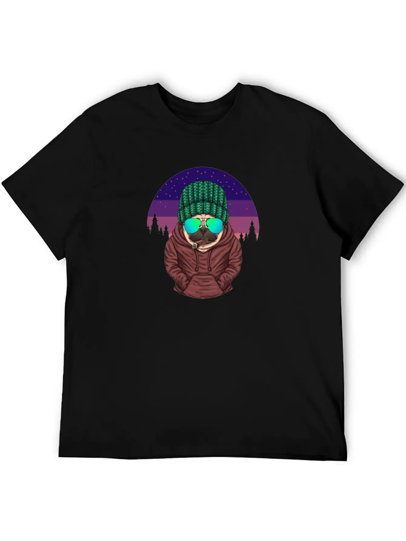 Crazy Dog Gift Timeless Short Sleeve Tee – Comfy And Minimalist Design