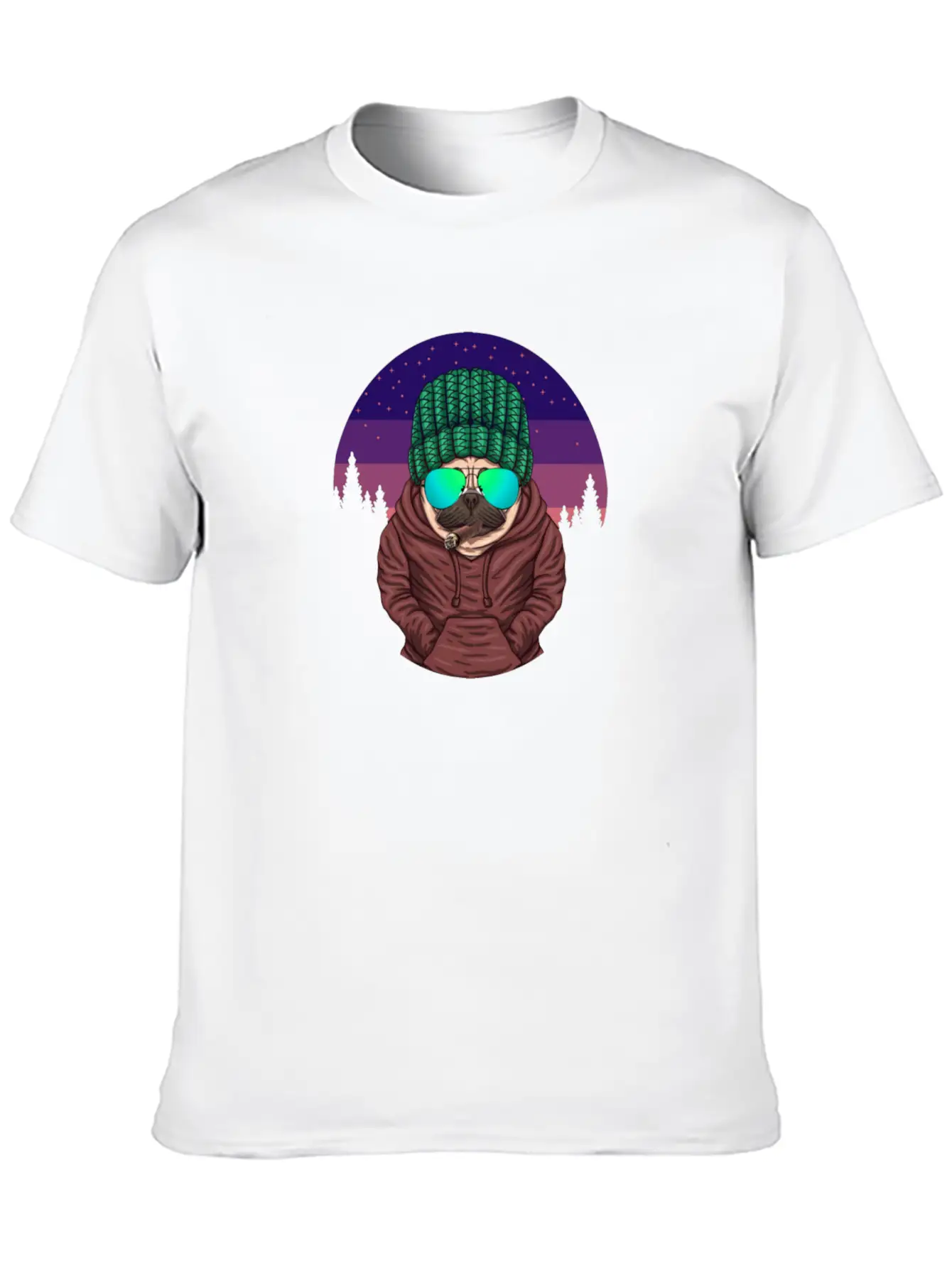 Crazy Dog Gift Timeless Short Sleeve Tee – Comfy And Minimalist Design