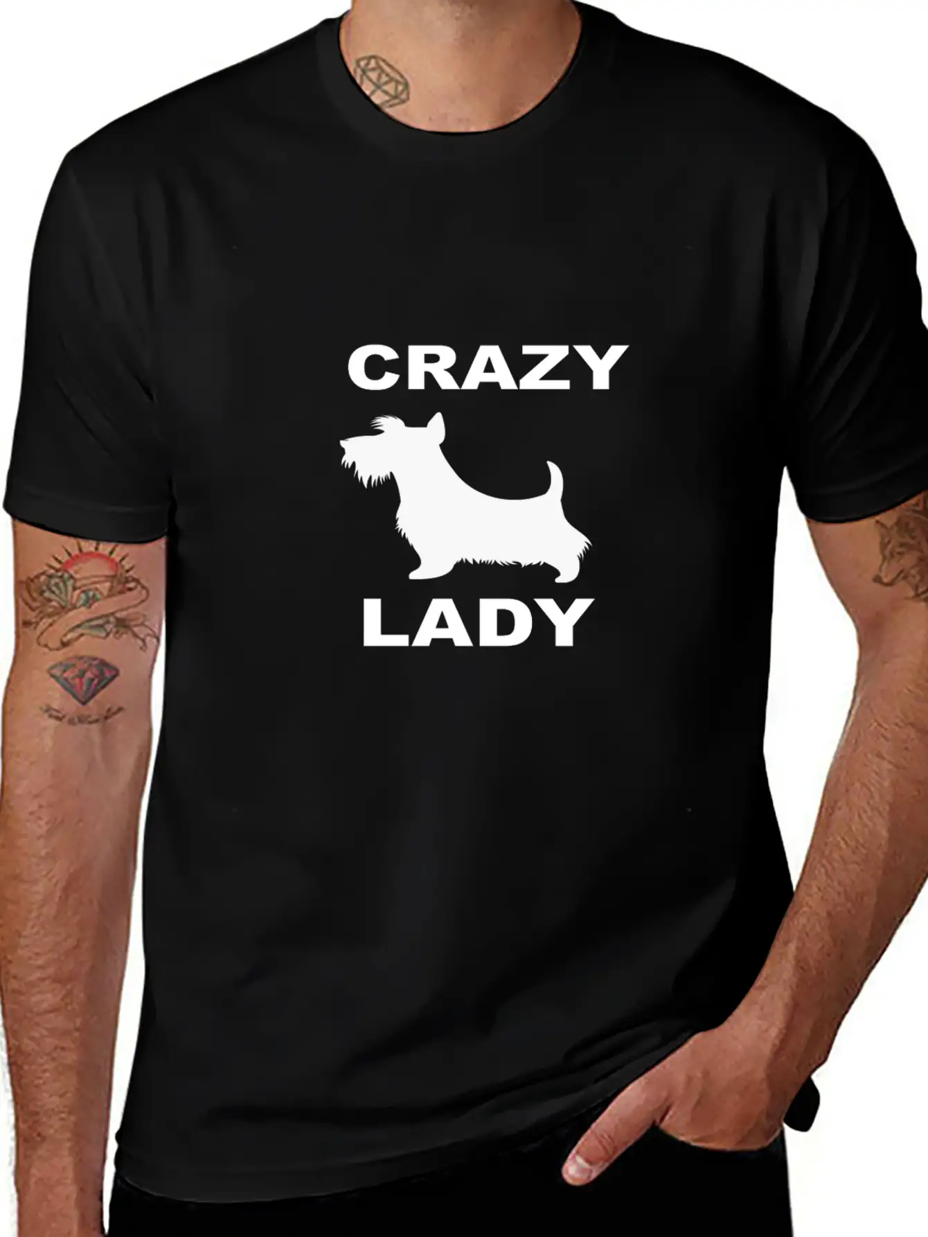 Crazy Dog Lady Stylish Everyday T-Shirt – Unisex Basic Cotton Tee