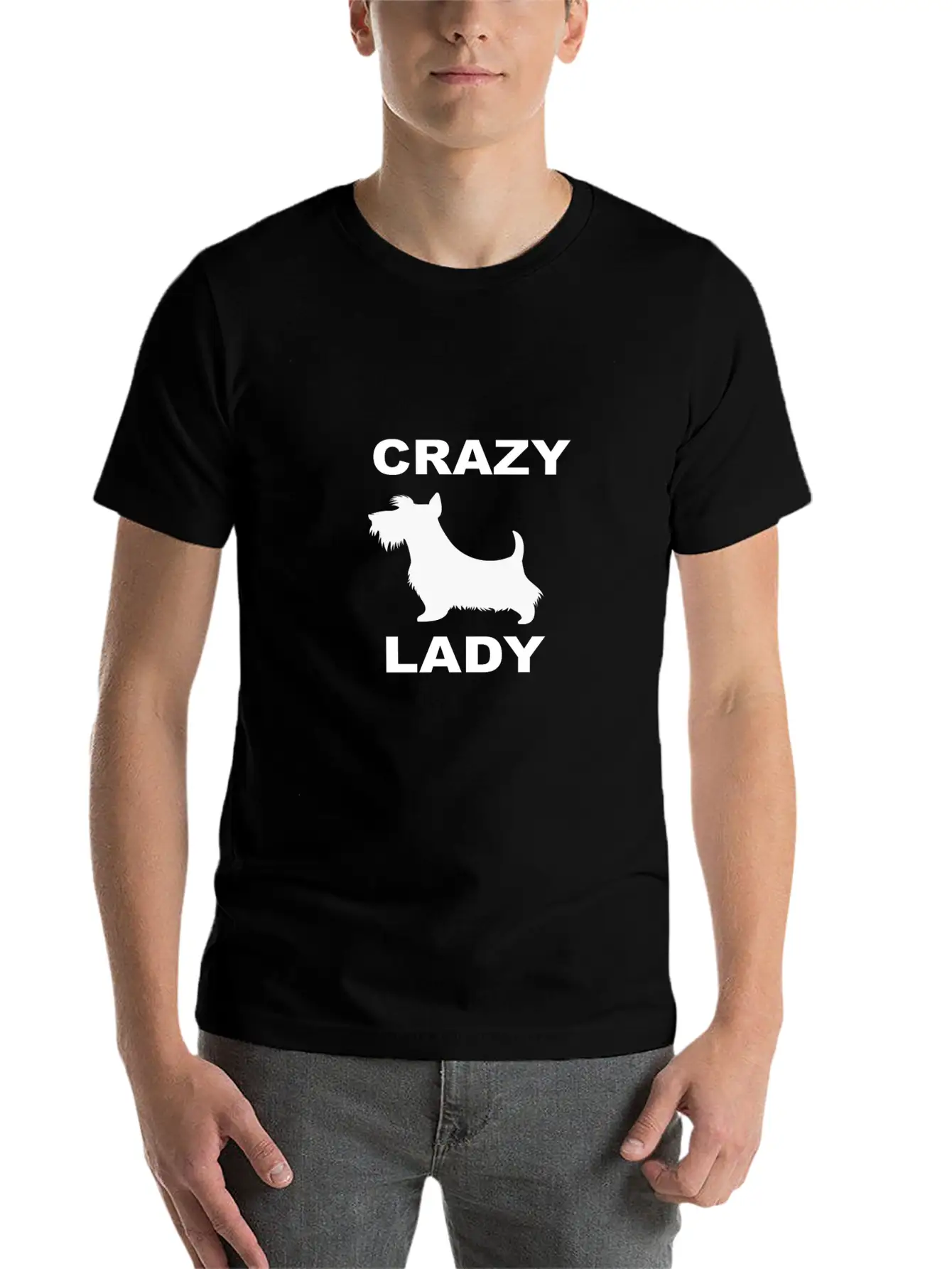 Crazy Dog Lady Stylish Everyday T-Shirt – Unisex Basic Cotton Tee