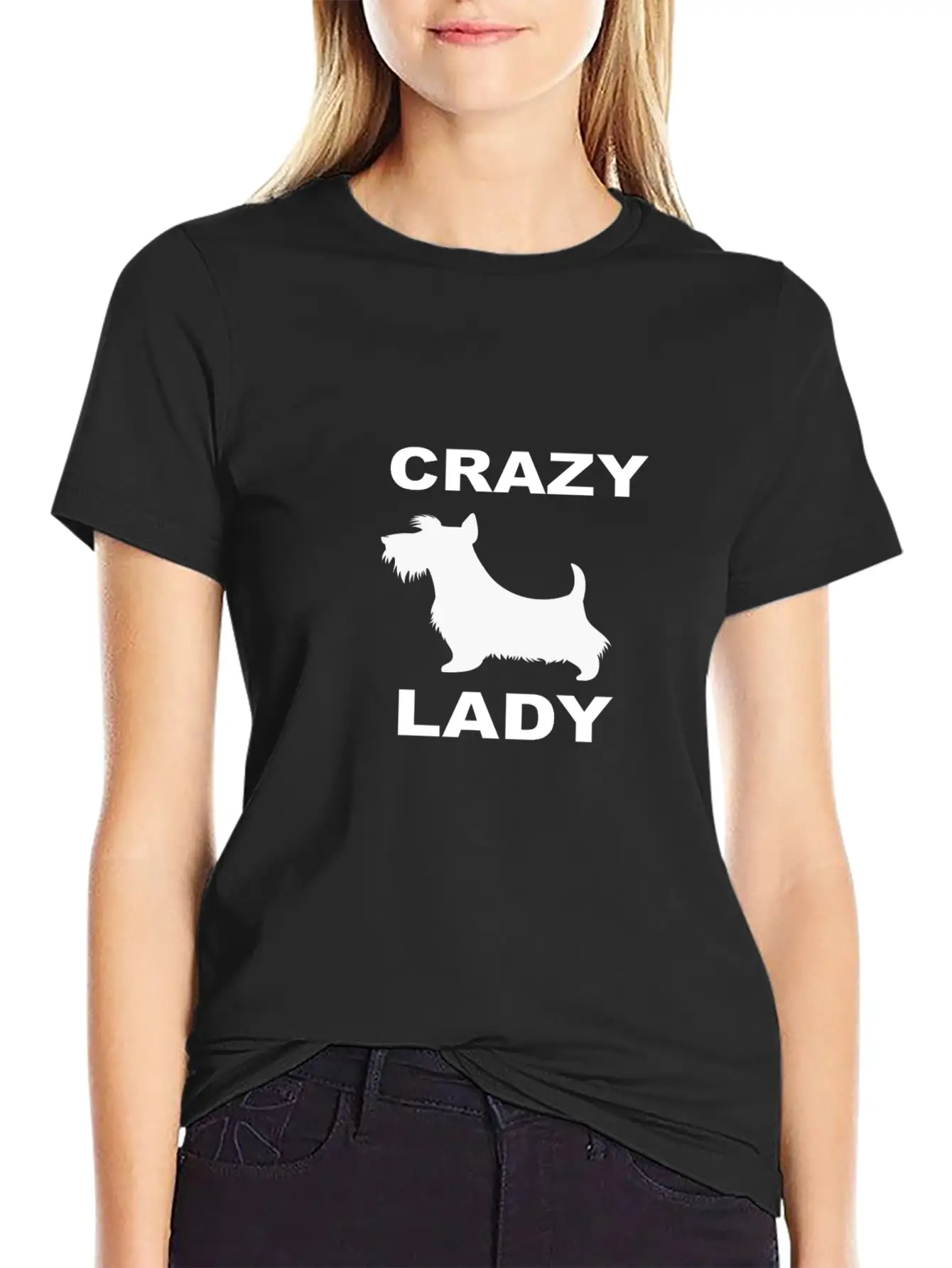 Crazy Dog Lady Stylish Everyday T-Shirt – Unisex Basic Cotton Tee