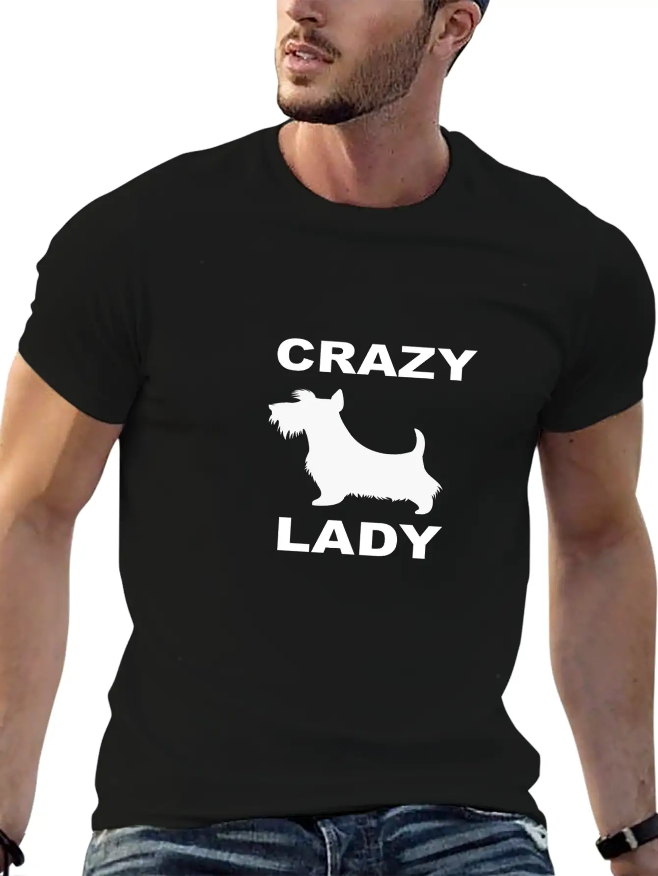 Crazy Dog Lady Stylish Everyday T-Shirt – Unisex Basic Cotton Tee
