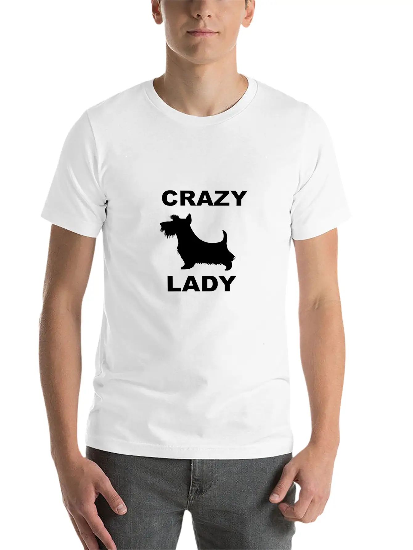 Crazy Dog Lady Stylish Everyday T-Shirt – Unisex Basic Cotton Tee
