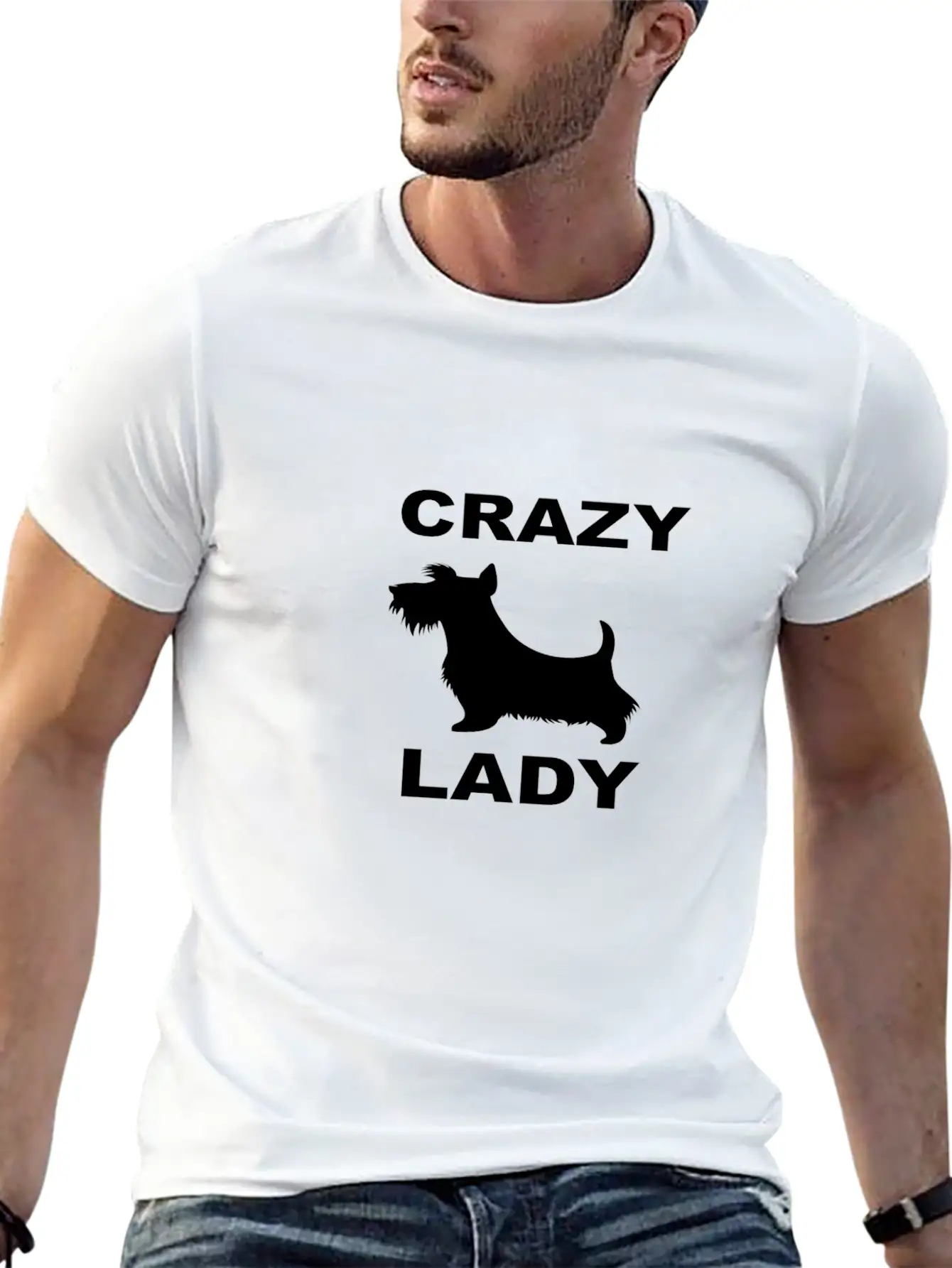 Crazy Dog Lady Stylish Everyday T-Shirt – Unisex Basic Cotton Tee