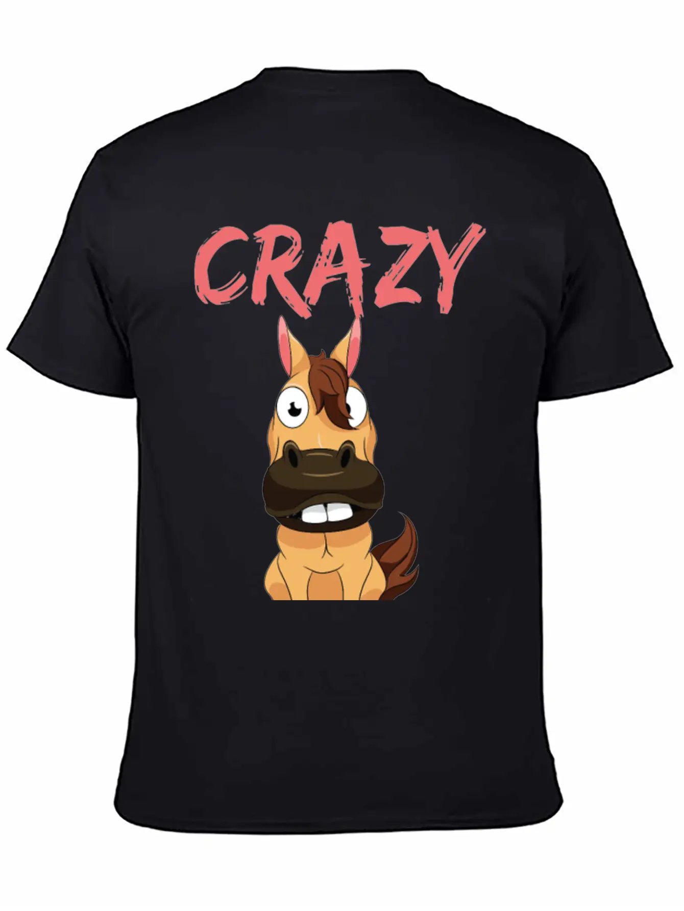 CRAZY HORSE Unisex Casual T-Shirt – Clean Design For Daily Comfort