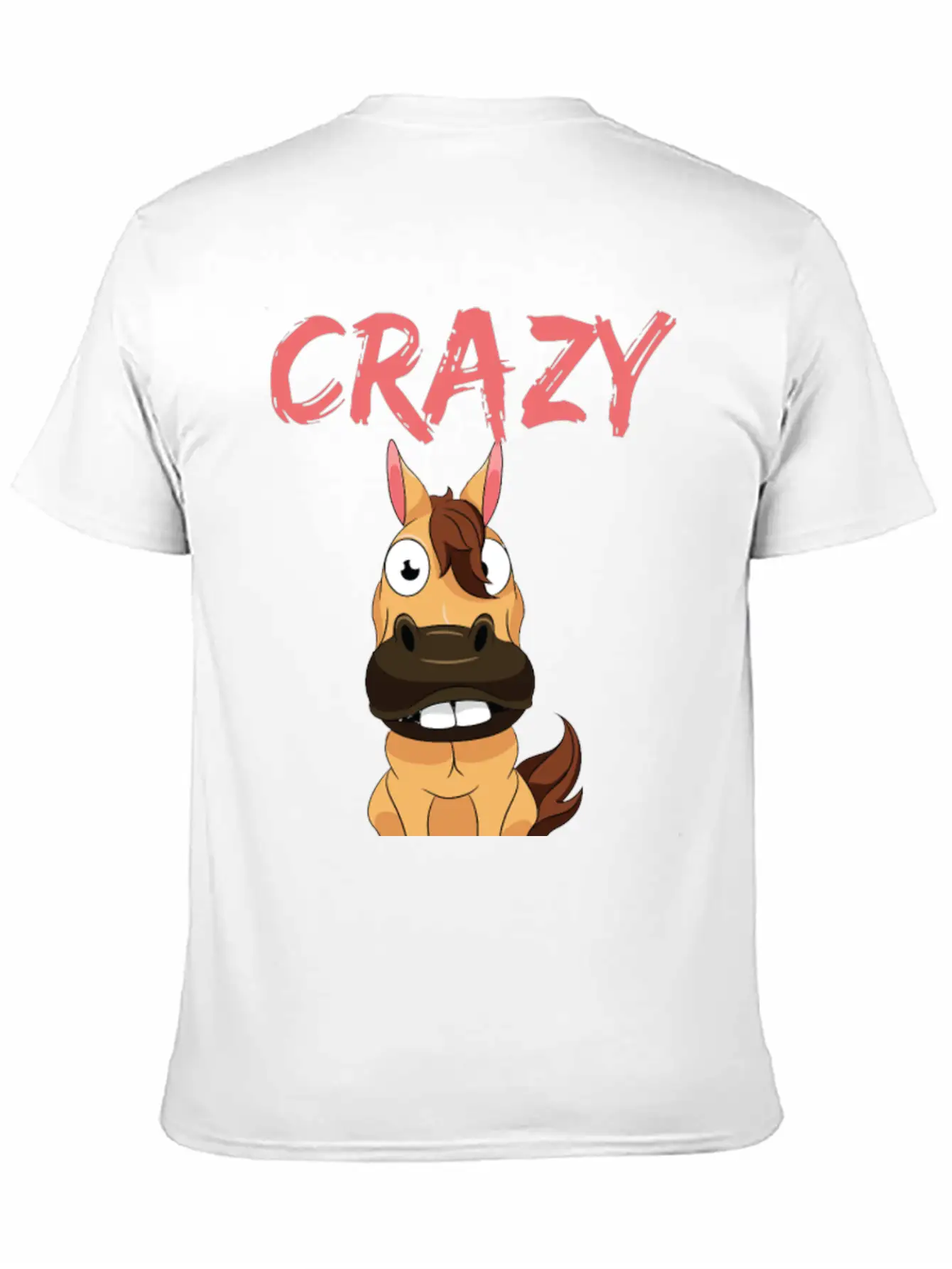 CRAZY HORSE Unisex Casual T-Shirt – Clean Design For Daily Comfort