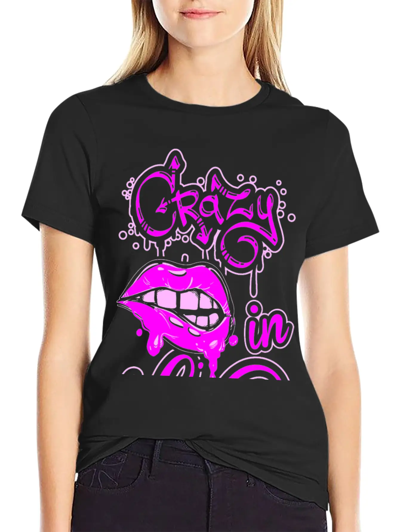 Crazy In Love Tshirt Stylish Everyday T-Shirt – Unisex Basic Cotton Tee