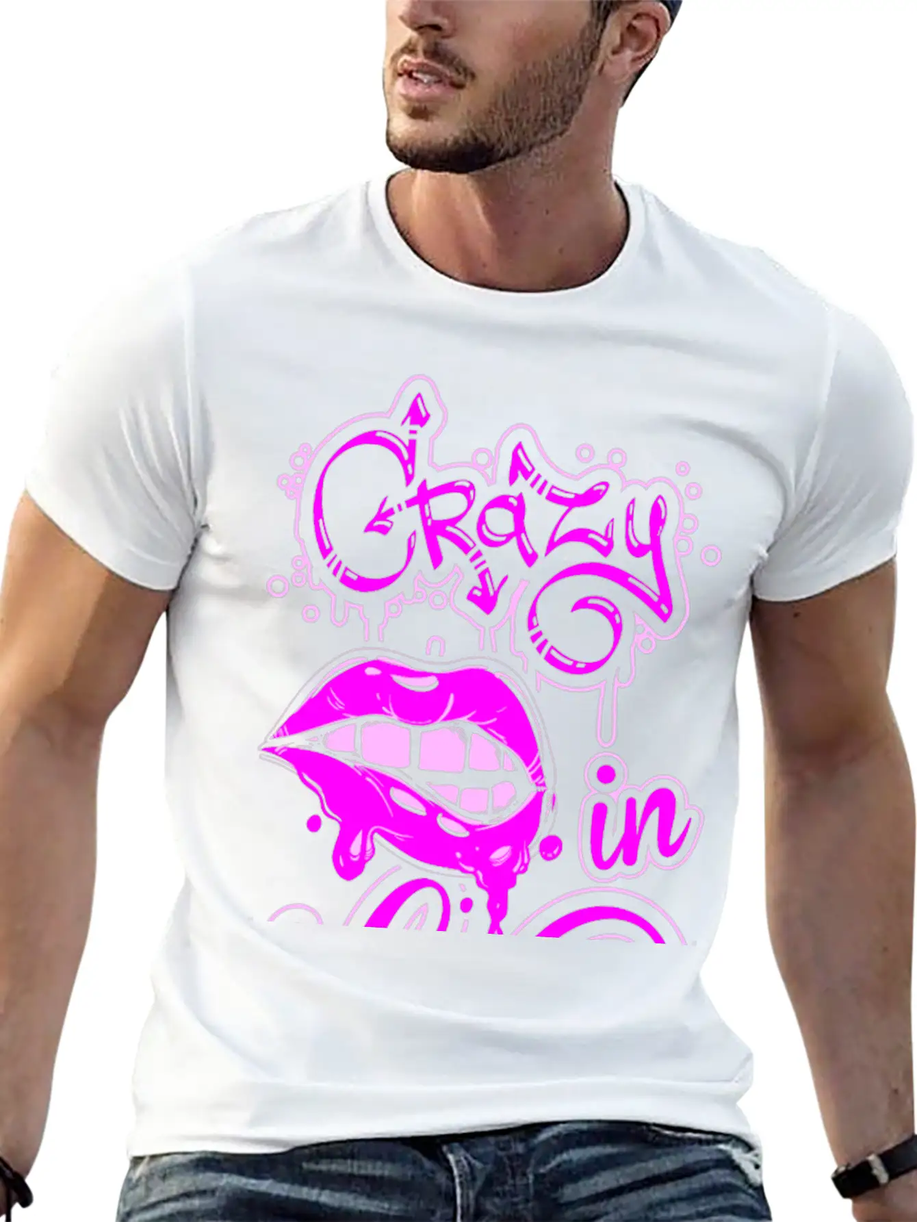 Crazy In Love Tshirt Stylish Everyday T-Shirt – Unisex Basic Cotton Tee