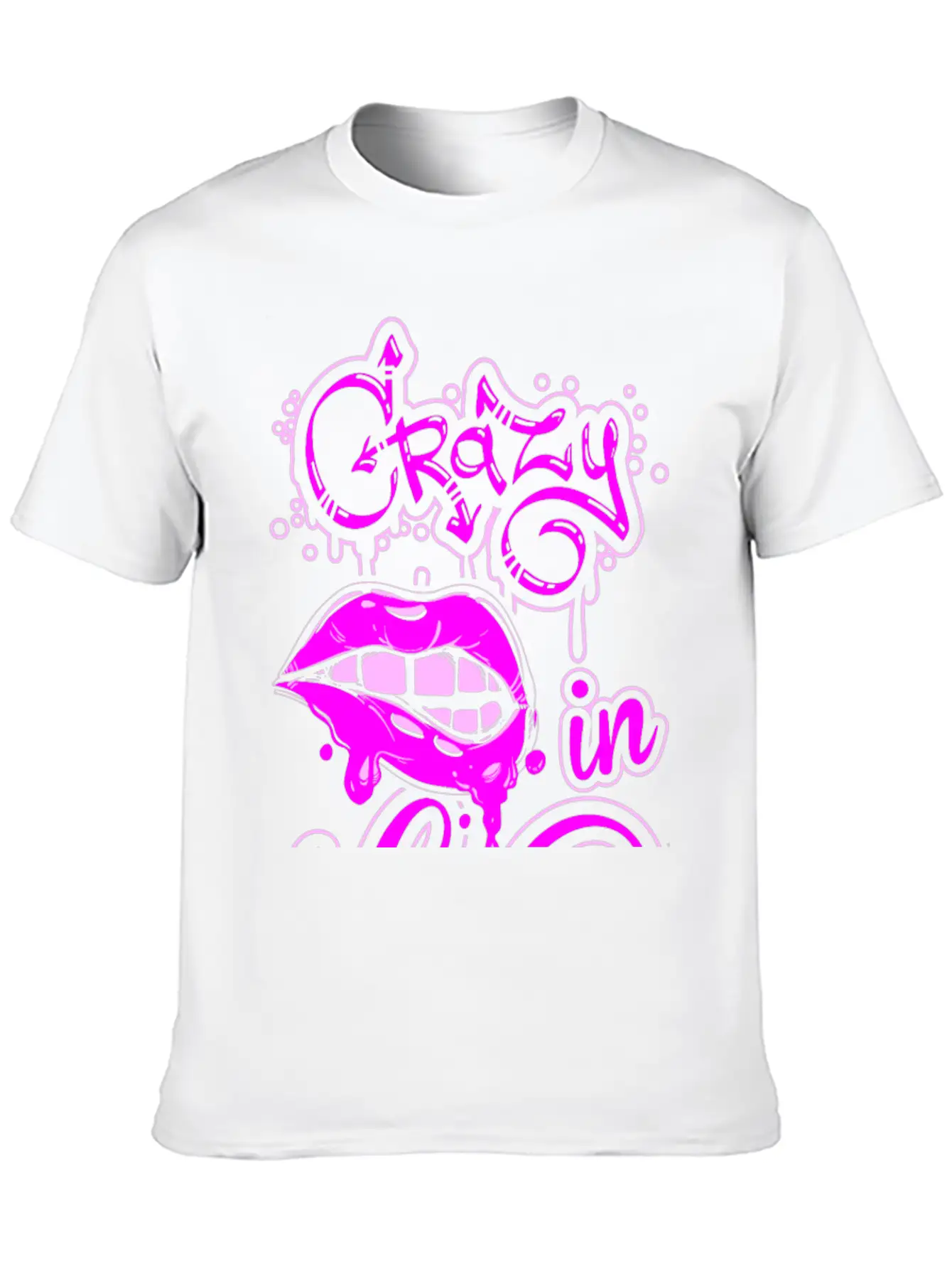 Crazy In Love Tshirt Stylish Everyday T-Shirt – Unisex Basic Cotton Tee