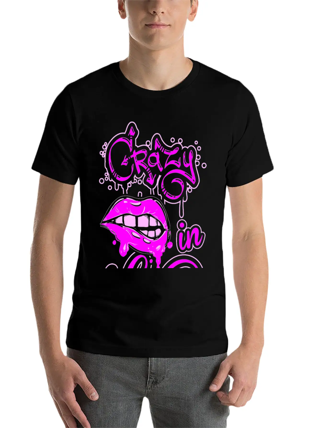 Crazy In Love Tshirt Stylish Everyday T-Shirt – Unisex Basic Cotton Tee