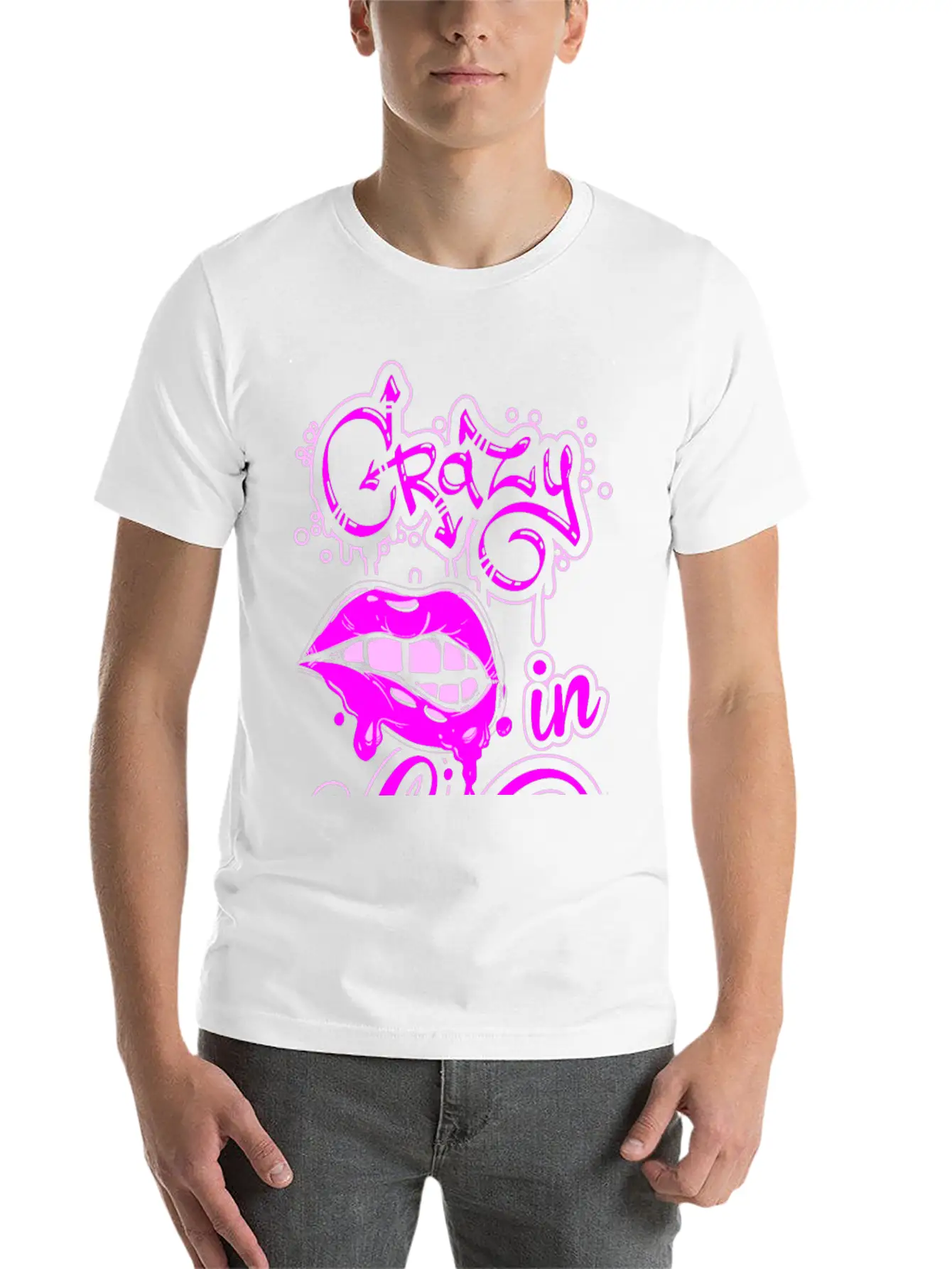 Crazy In Love Tshirt Stylish Everyday T-Shirt – Unisex Basic Cotton Tee