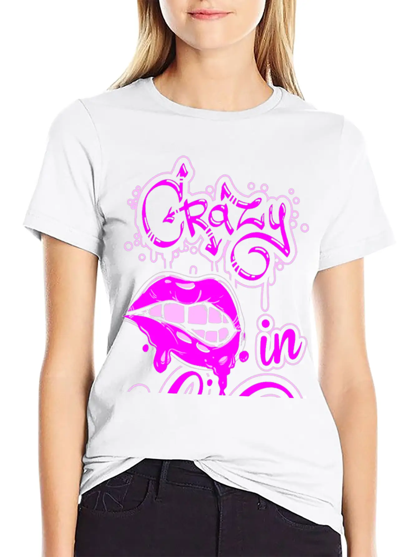 Crazy In Love Tshirt Stylish Everyday T-Shirt – Unisex Basic Cotton Tee