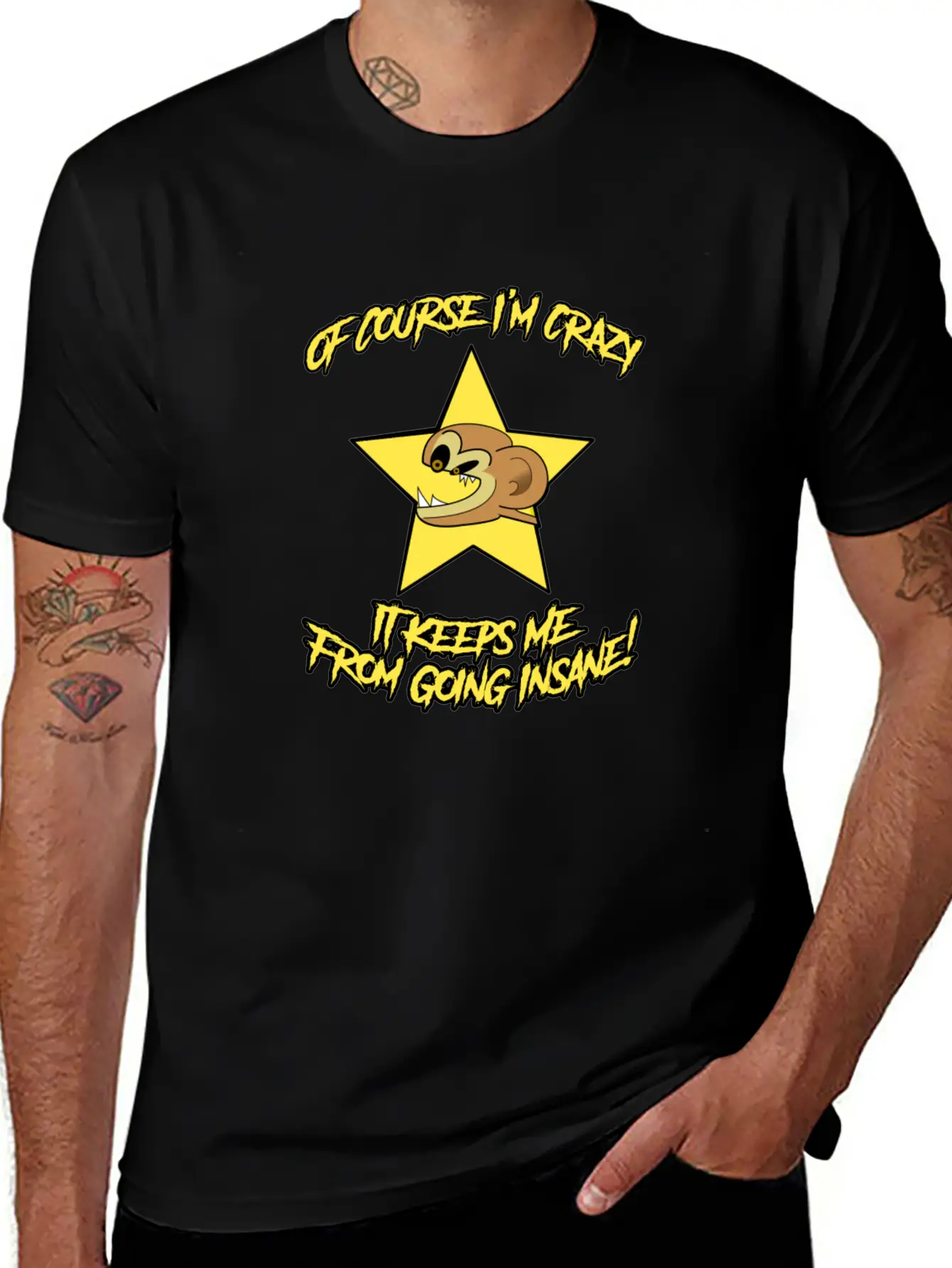 Crazy Insane Comfortable Minimalist Graphic Tee – Summer Style Essential