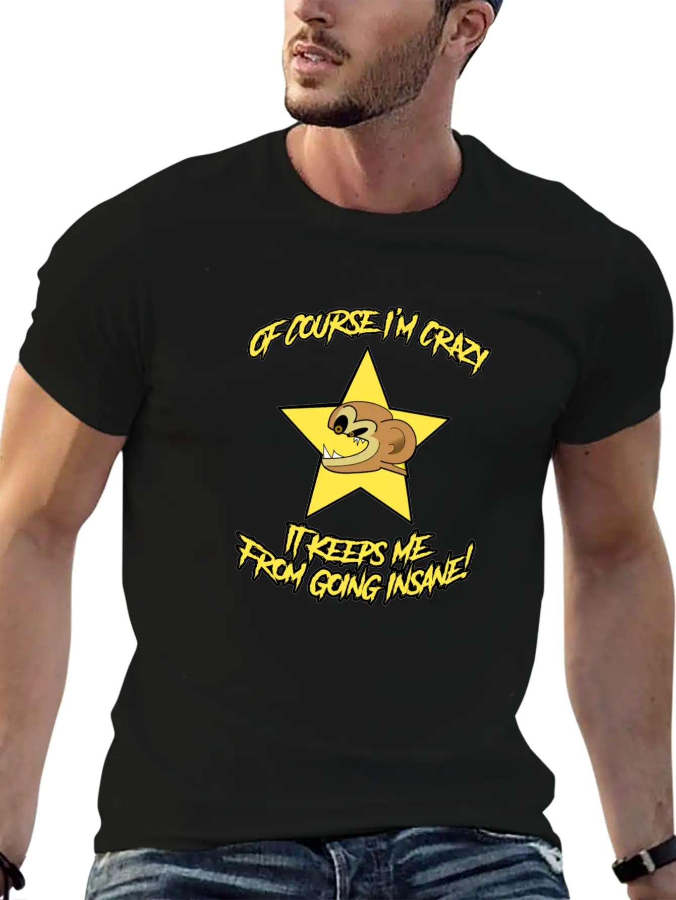 Crazy Insane Comfortable Minimalist Graphic Tee – Summer Style Essential