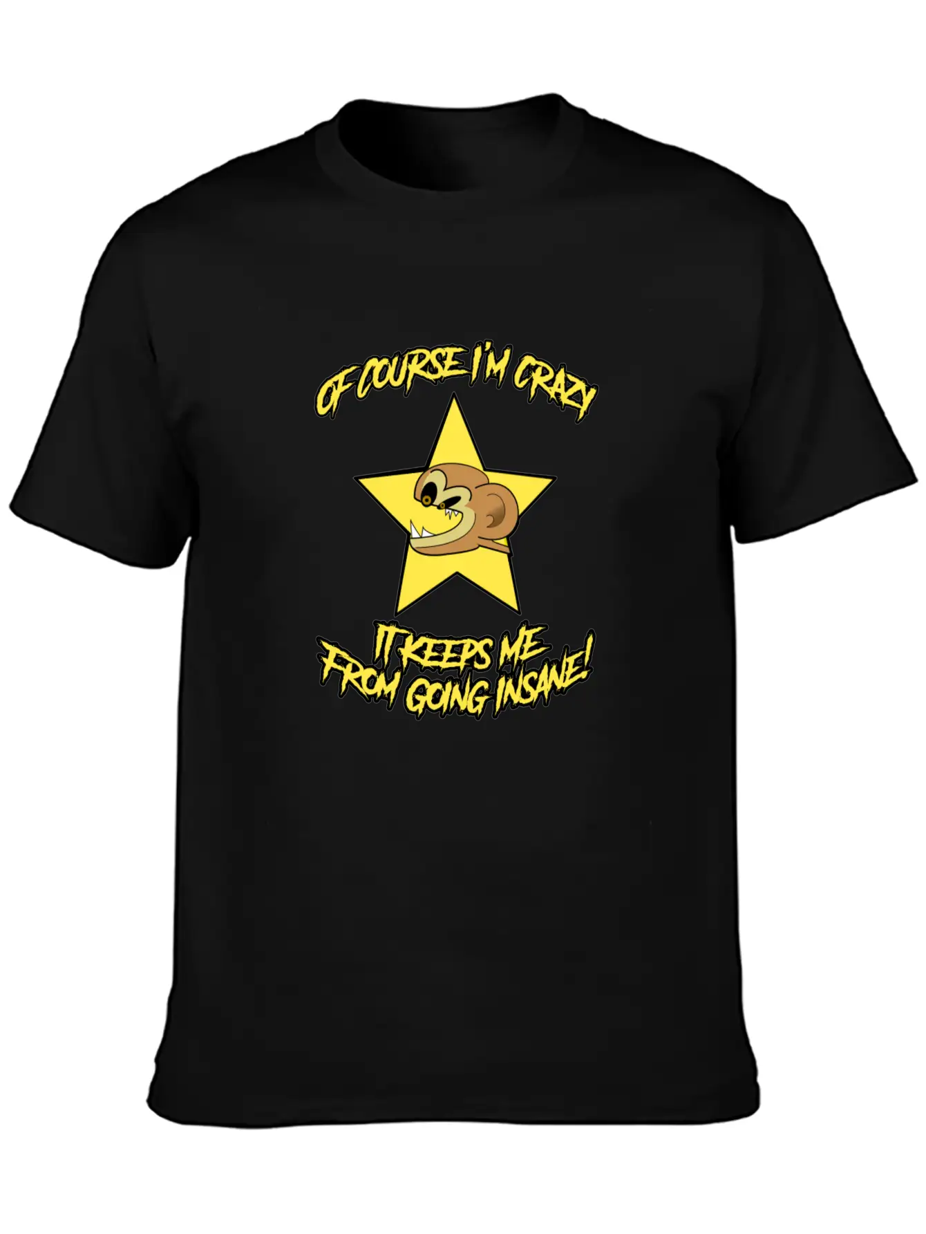 Crazy Insane Comfortable Minimalist Graphic Tee – Summer Style Essential