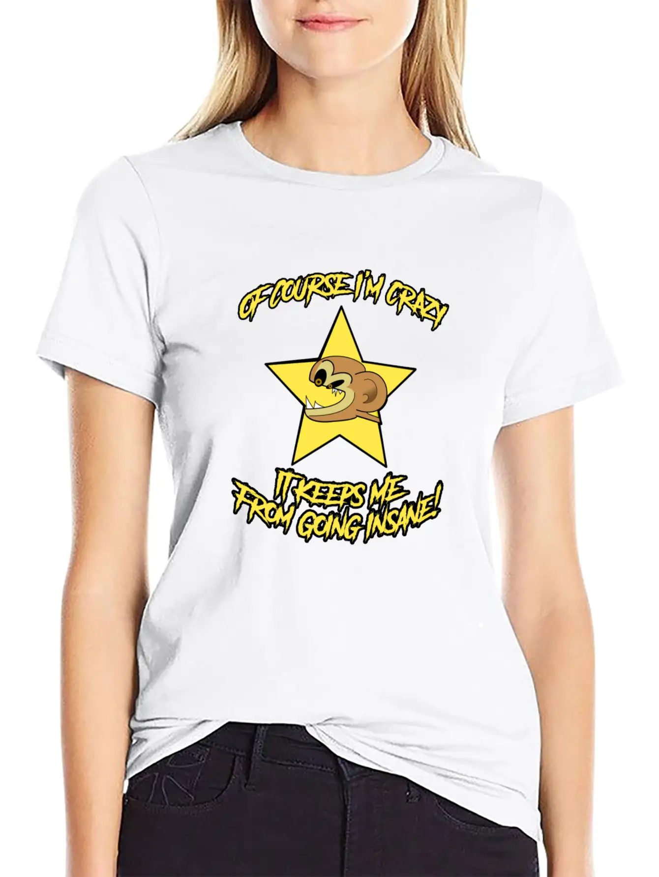 Crazy Insane Comfortable Minimalist Graphic Tee – Summer Style Essential