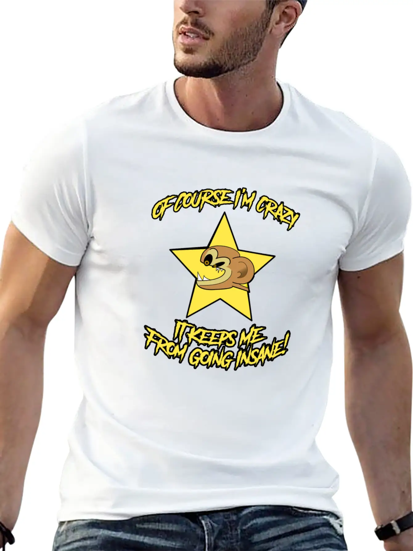 Crazy Insane Comfortable Minimalist Graphic Tee – Summer Style Essential