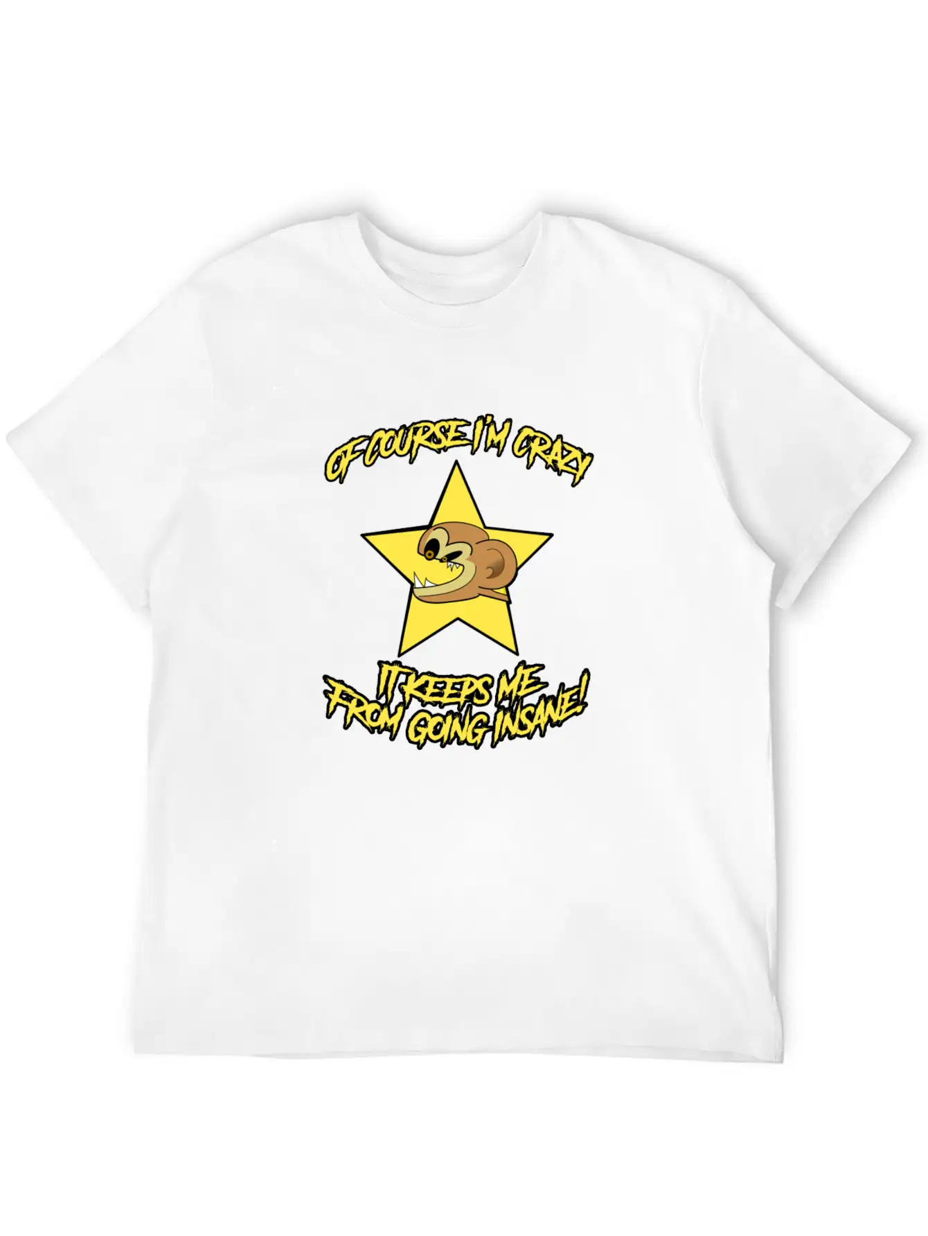 Crazy Insane Comfortable Minimalist Graphic Tee – Summer Style Essential
