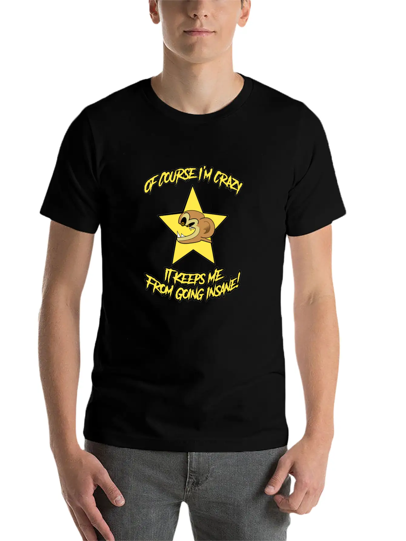 Crazy Insane Comfortable Minimalist Graphic Tee – Summer Style Essential