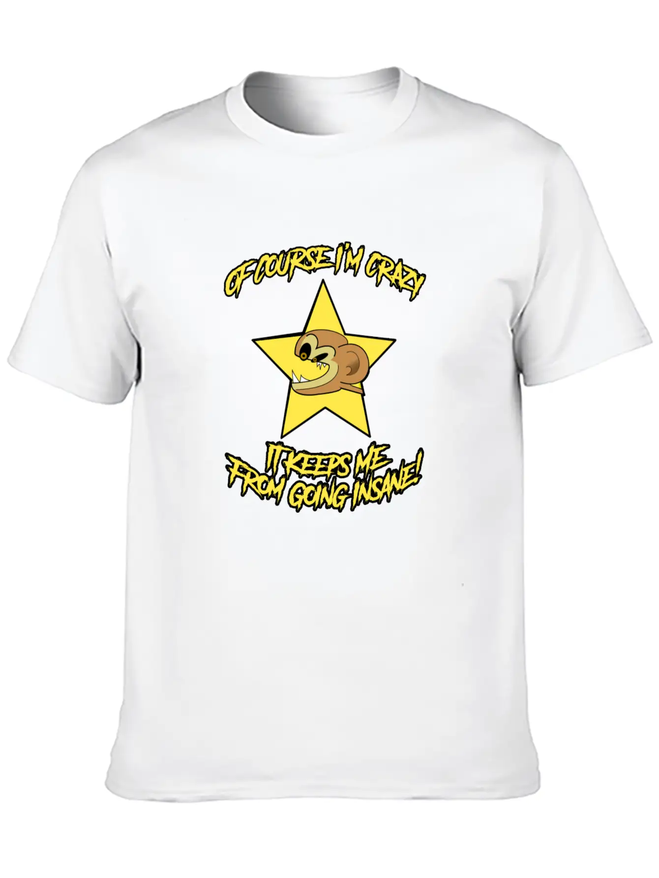 Crazy Insane Comfortable Minimalist Graphic Tee – Summer Style Essential