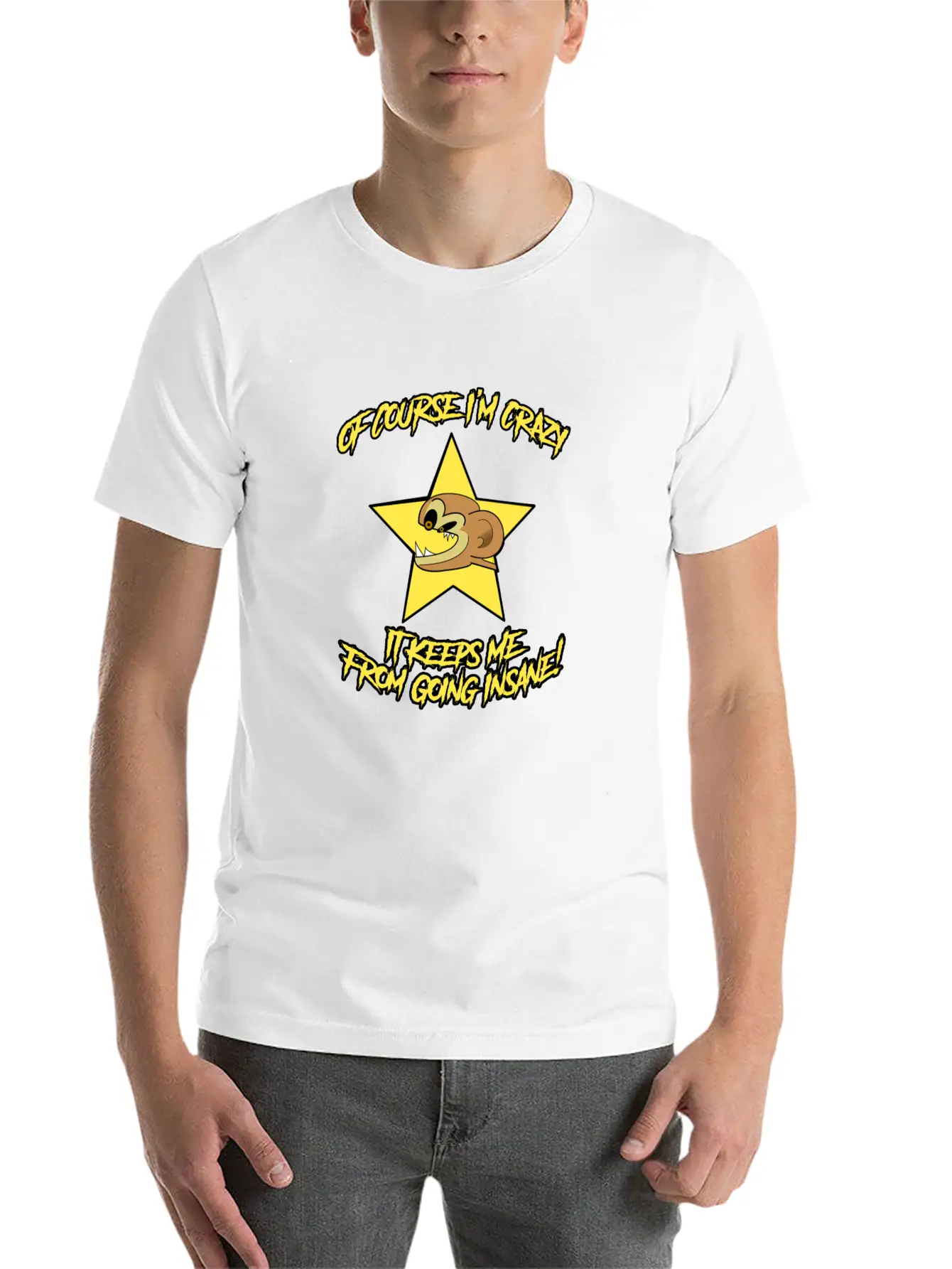 Crazy Insane Comfortable Minimalist Graphic Tee – Summer Style Essential