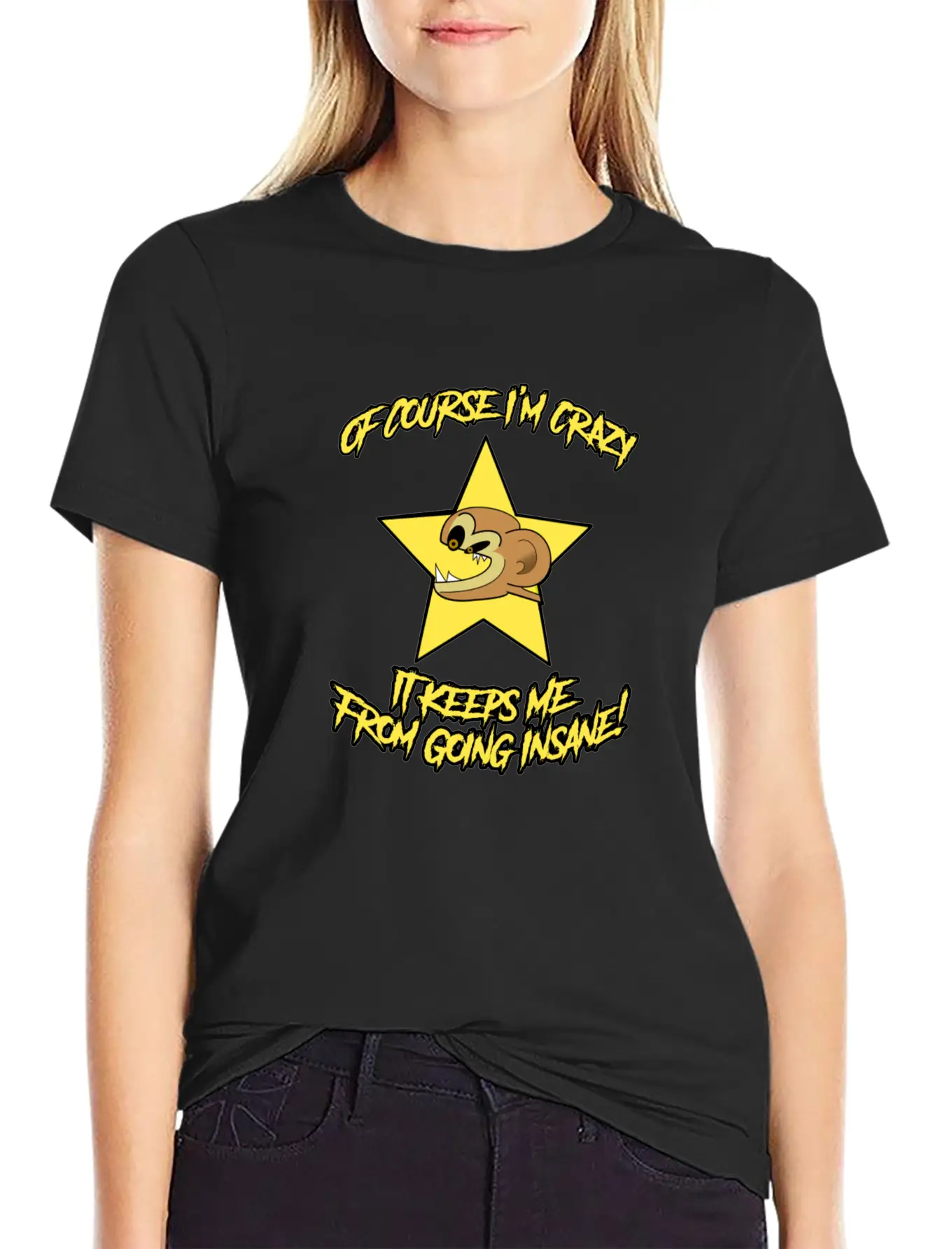 Crazy Insane Comfortable Minimalist Graphic Tee – Summer Style Essential