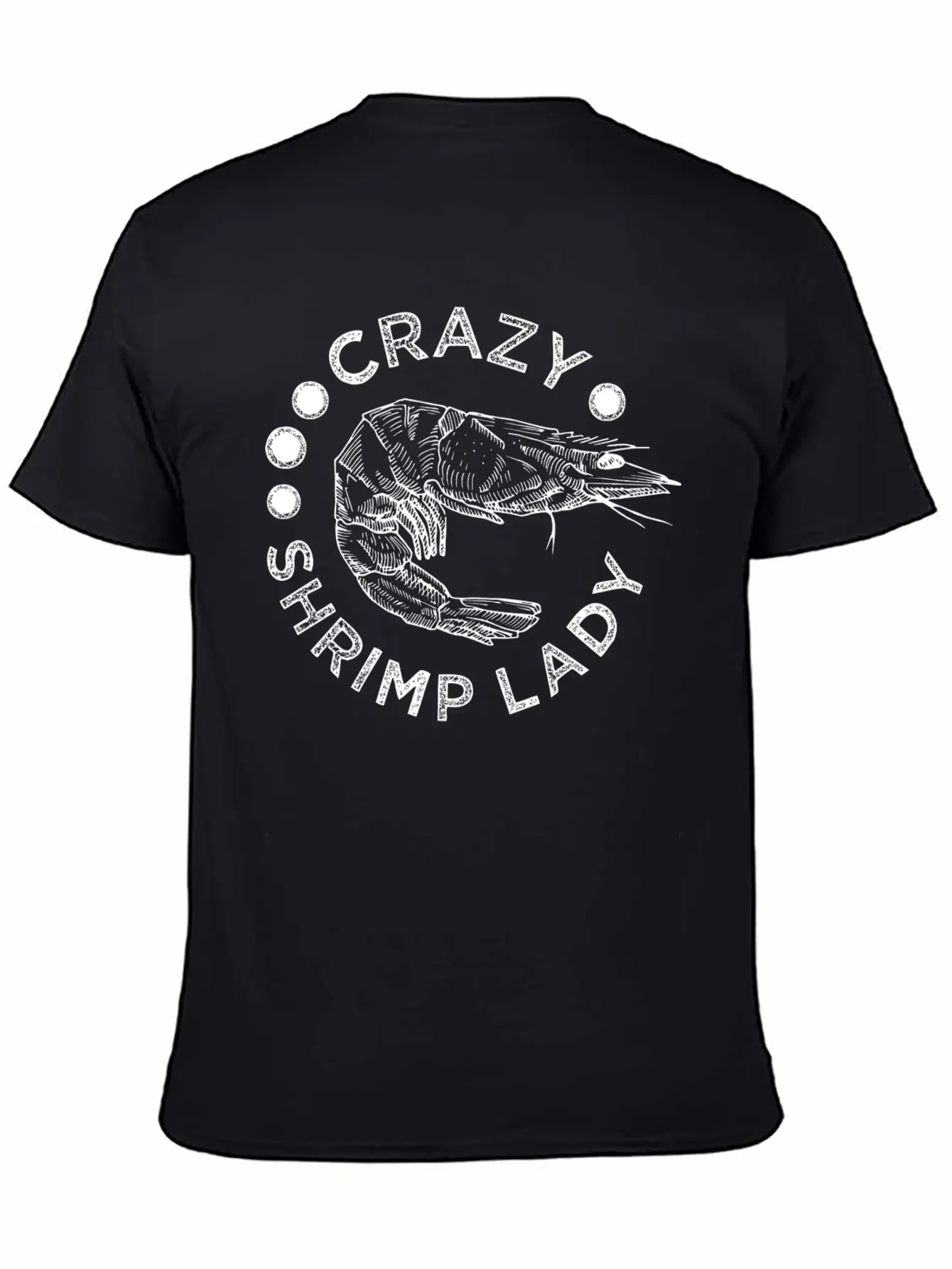 Crazy Shrimp Lady Essential Unisex Summer Tee – Soft Cotton Casual Fit