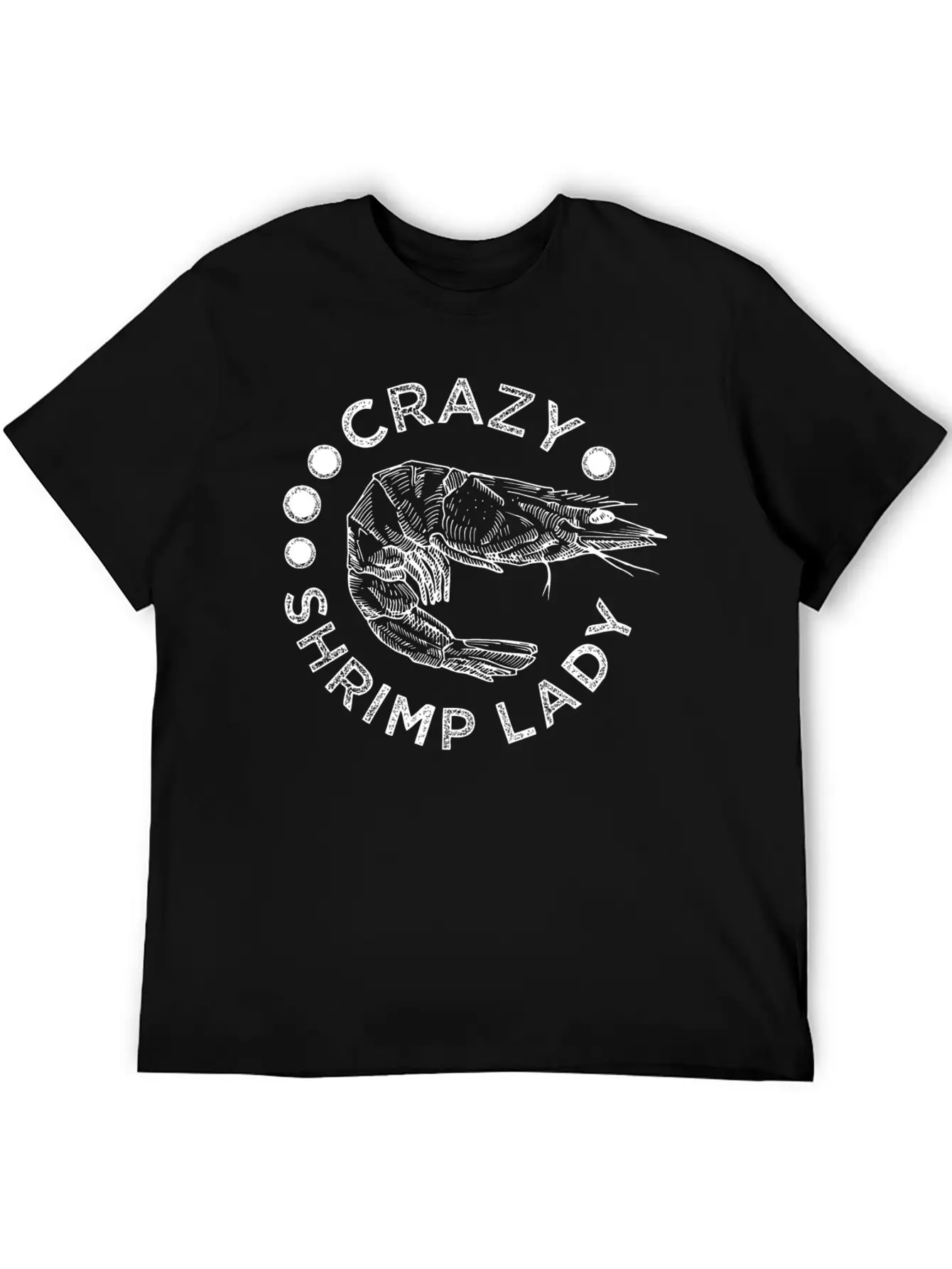 Crazy Shrimp Lady Essential Unisex Summer Tee – Soft Cotton Casual Fit