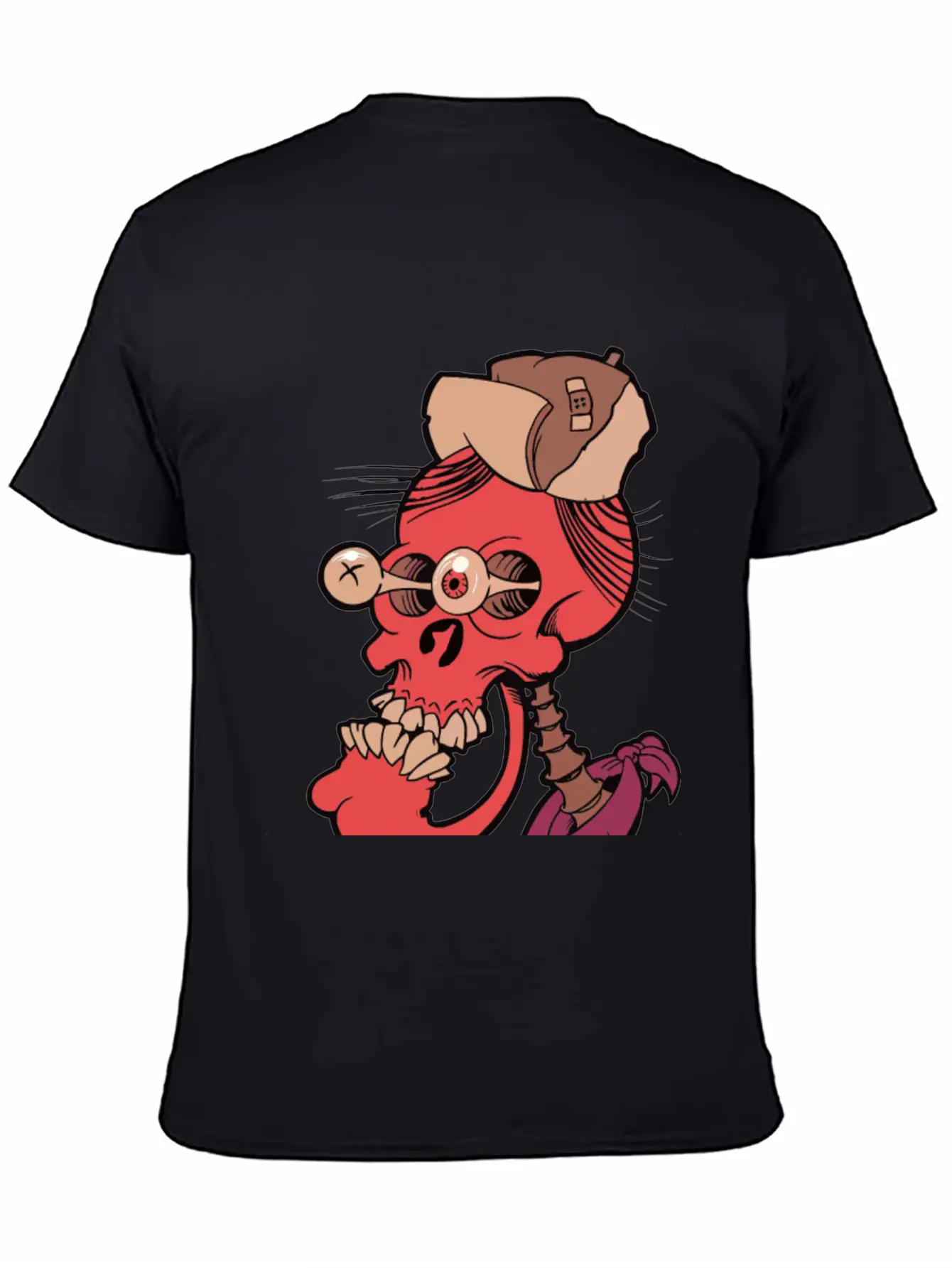 Crazy Skull Essential Unisex Summer Tee – Soft Cotton Casual Fit