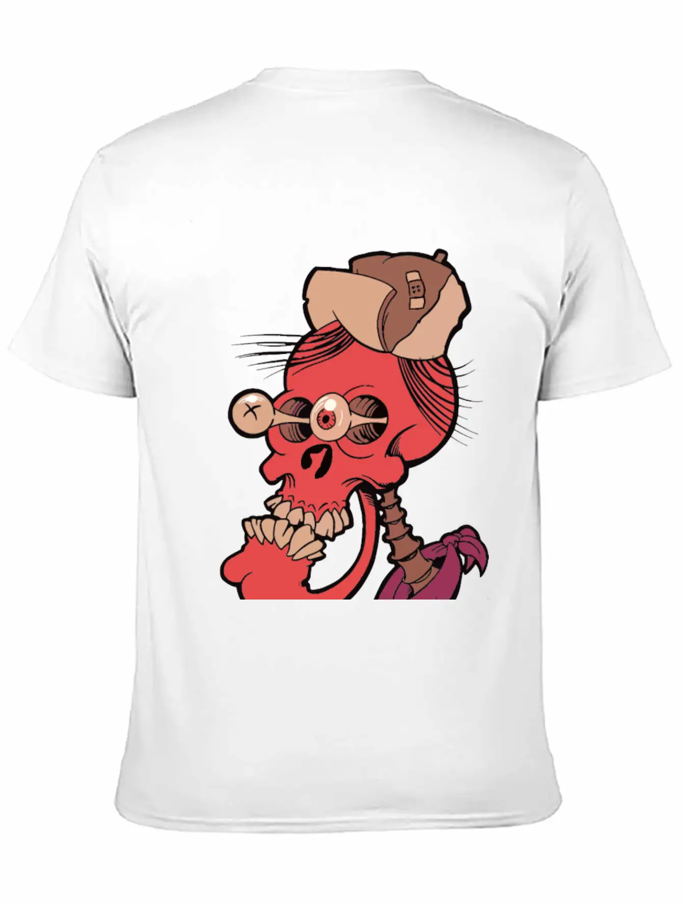 Crazy Skull Essential Unisex Summer Tee – Soft Cotton Casual Fit