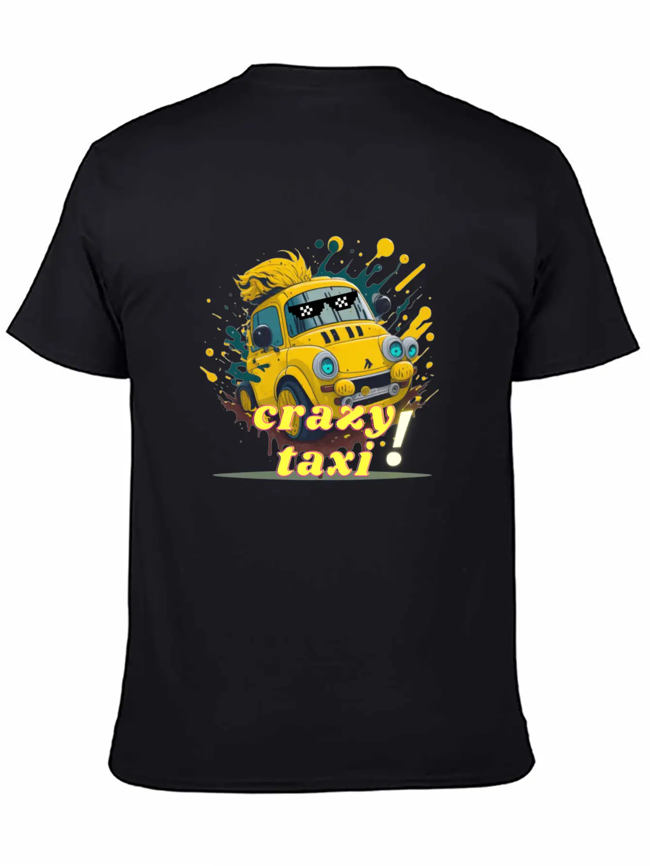 Crazy Taxi Unisex Short Sleeve Soft Cotton T-Shirt – Casual Everyday Wear